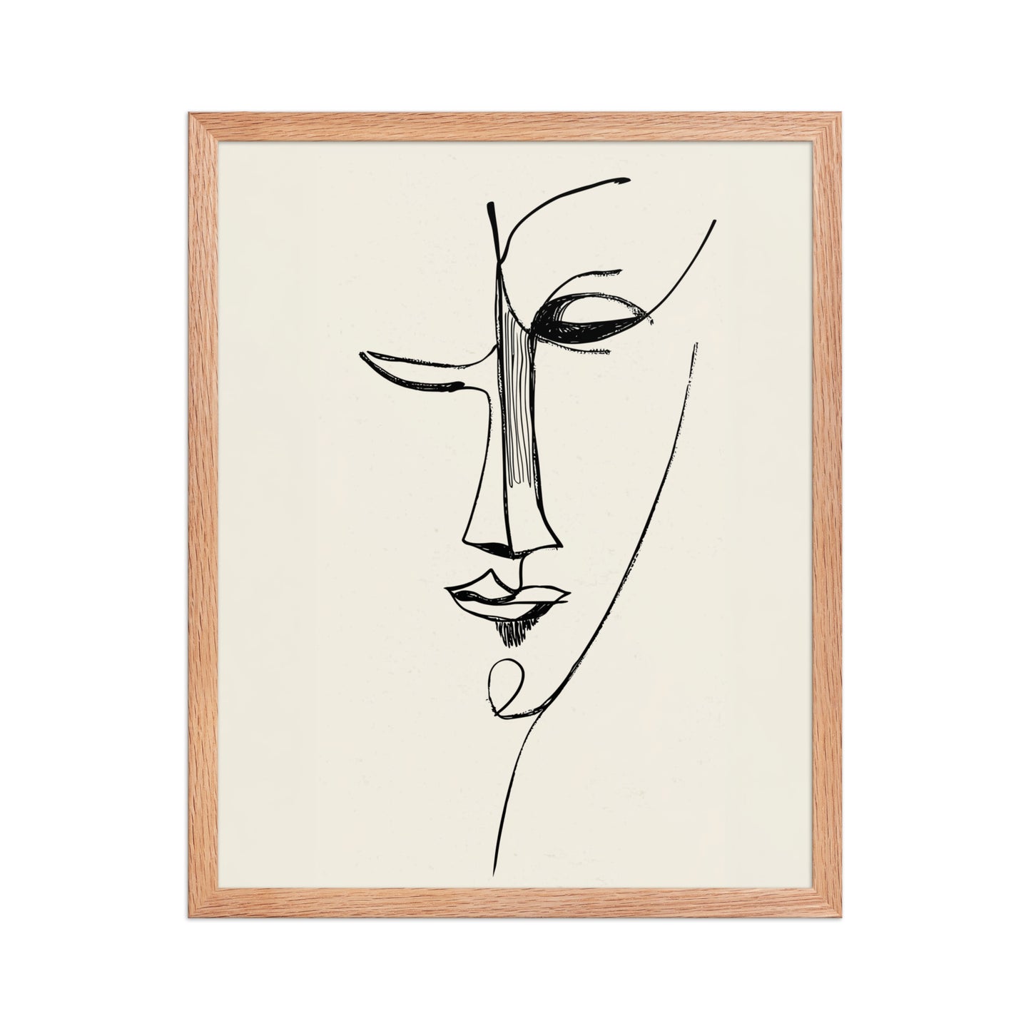 Abstract Face Canvas Wall Art