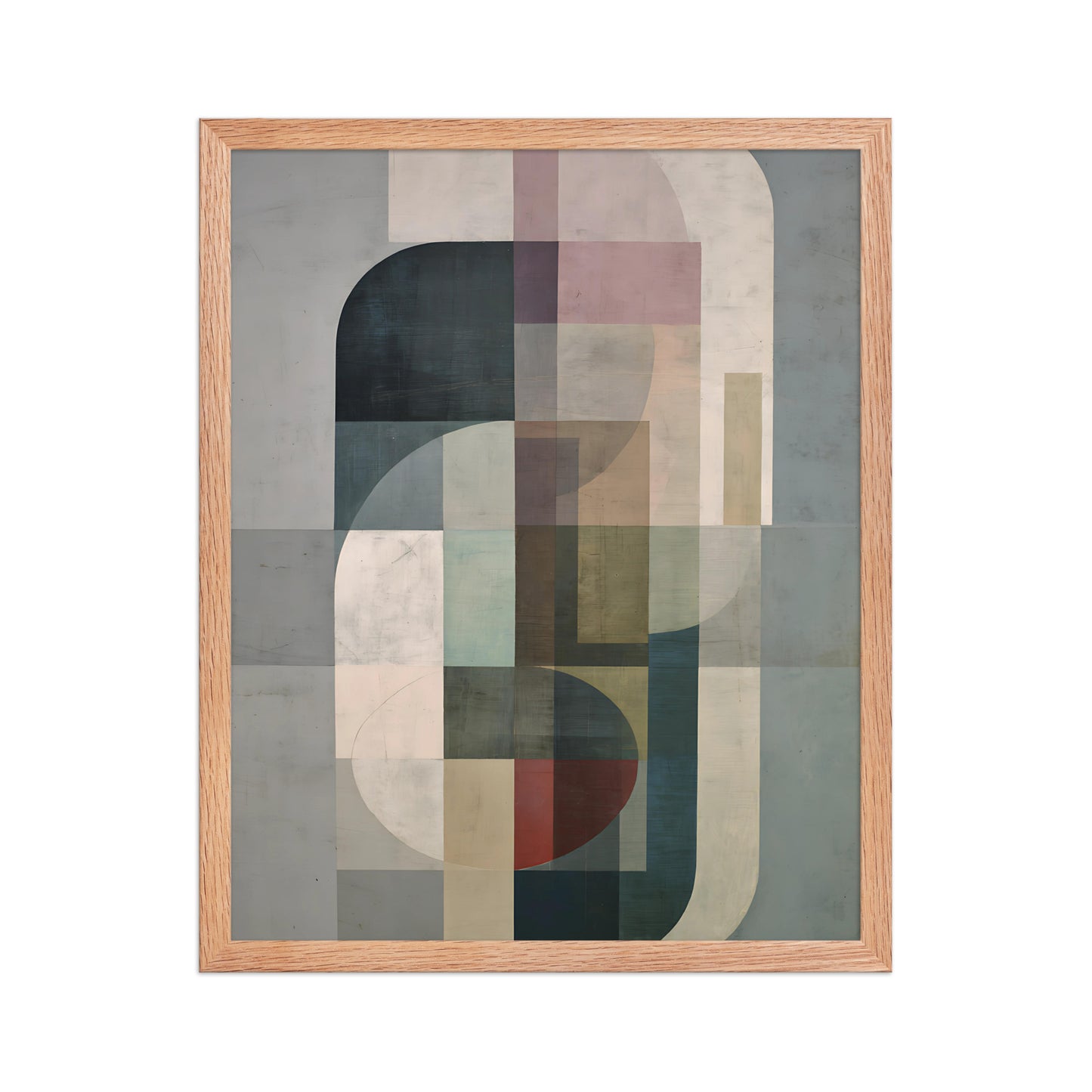 Neutral Shapes Canvas Wall Art Minimalist Decor