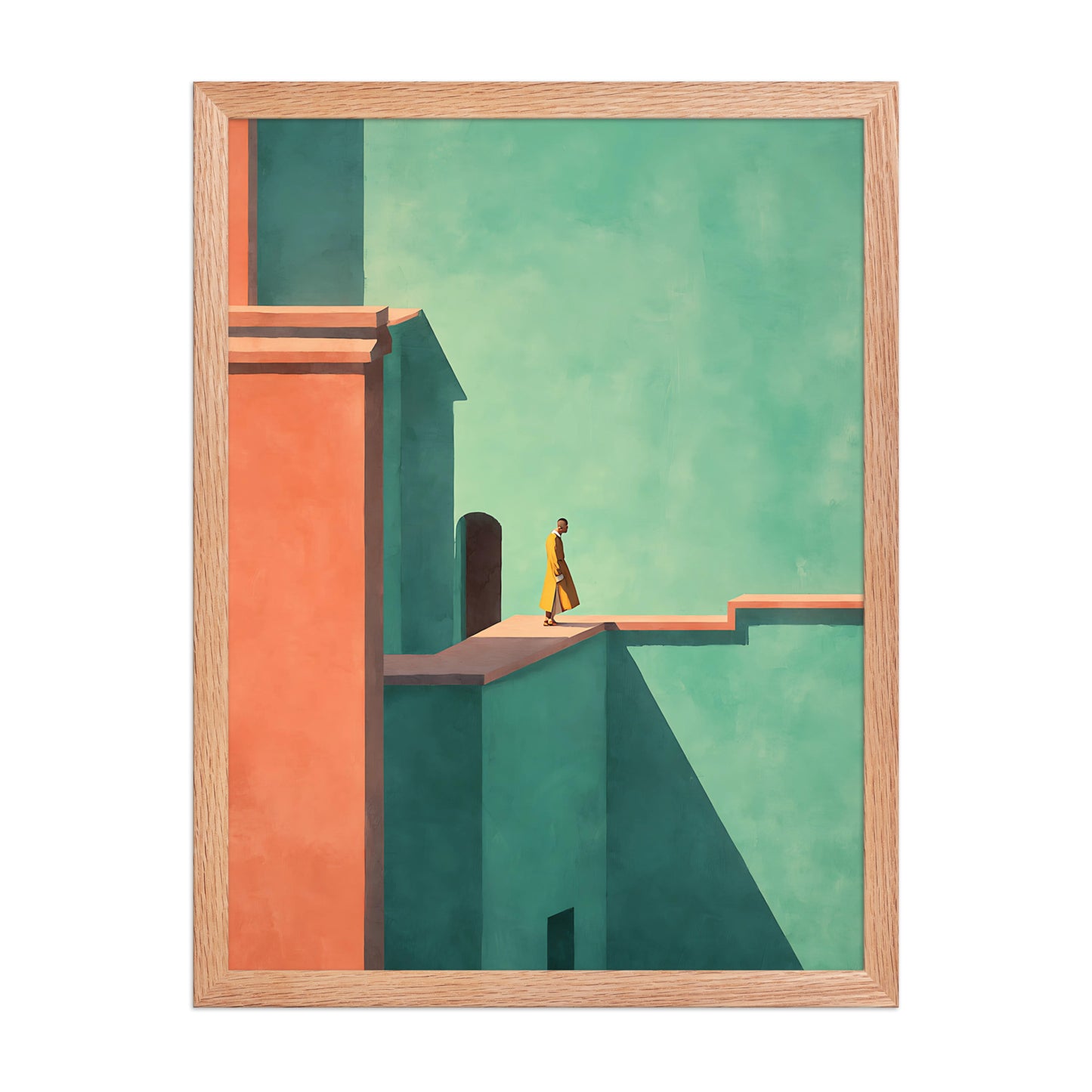 Abstract architecture canvas