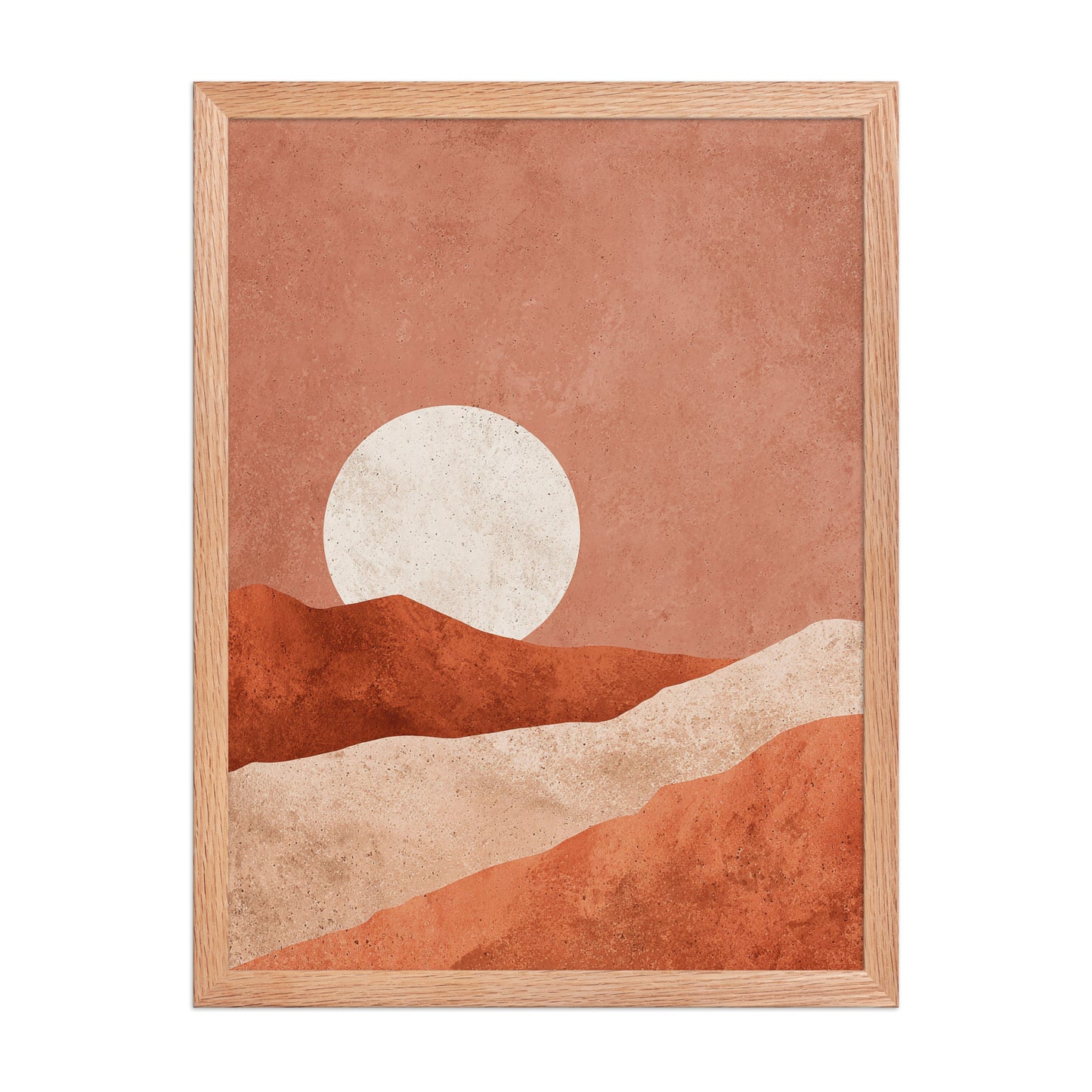Minimal sun canvas