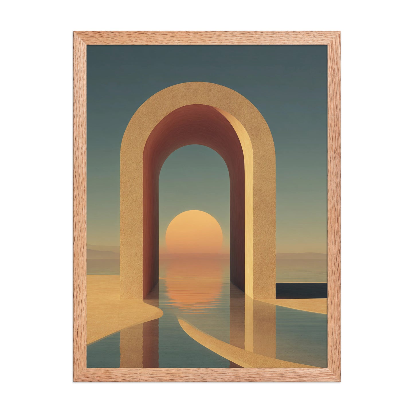 Abstract Sunset Arch