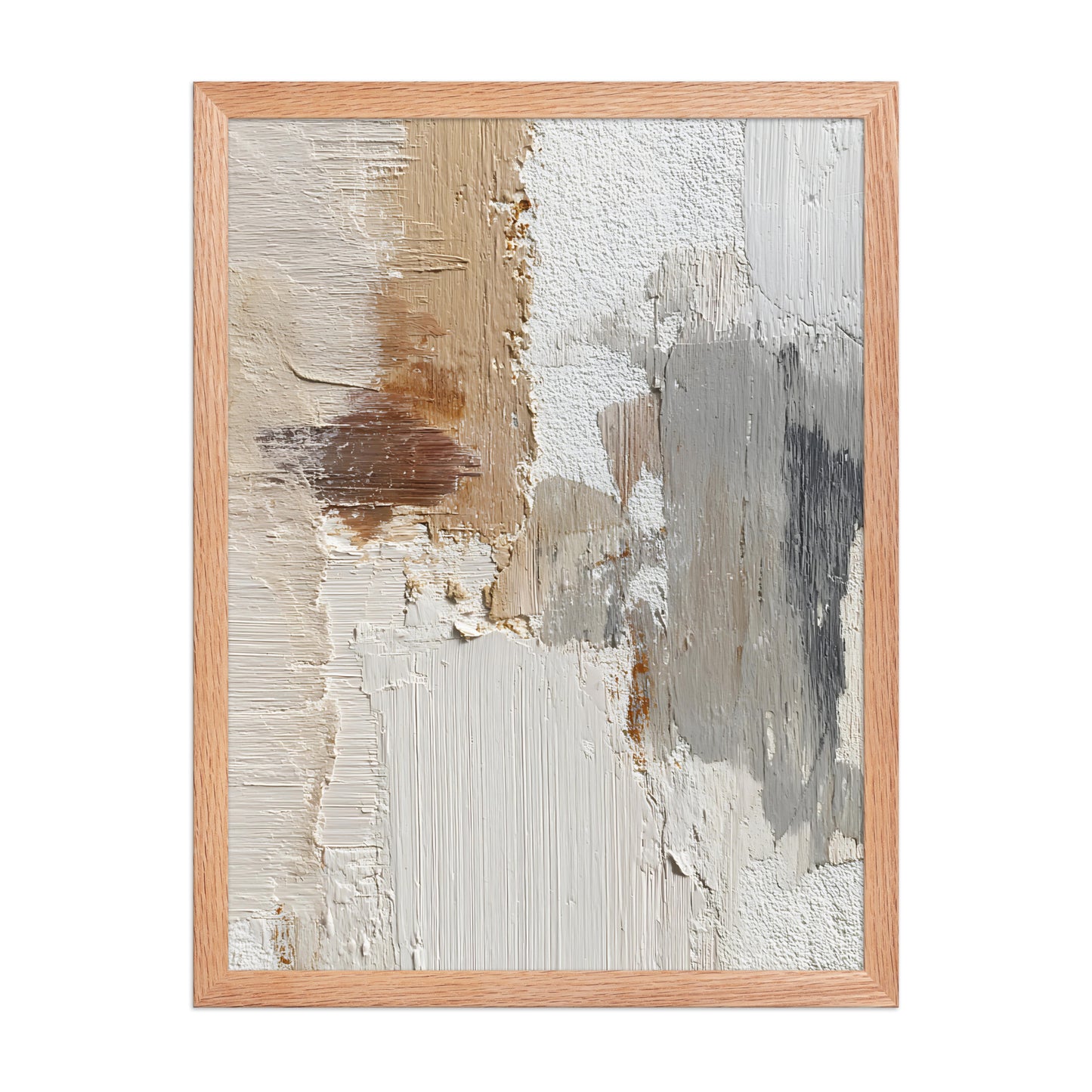 Textured abstract canvas