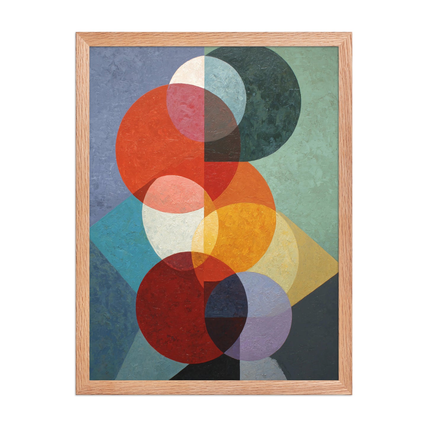 Abstract shapes canvas