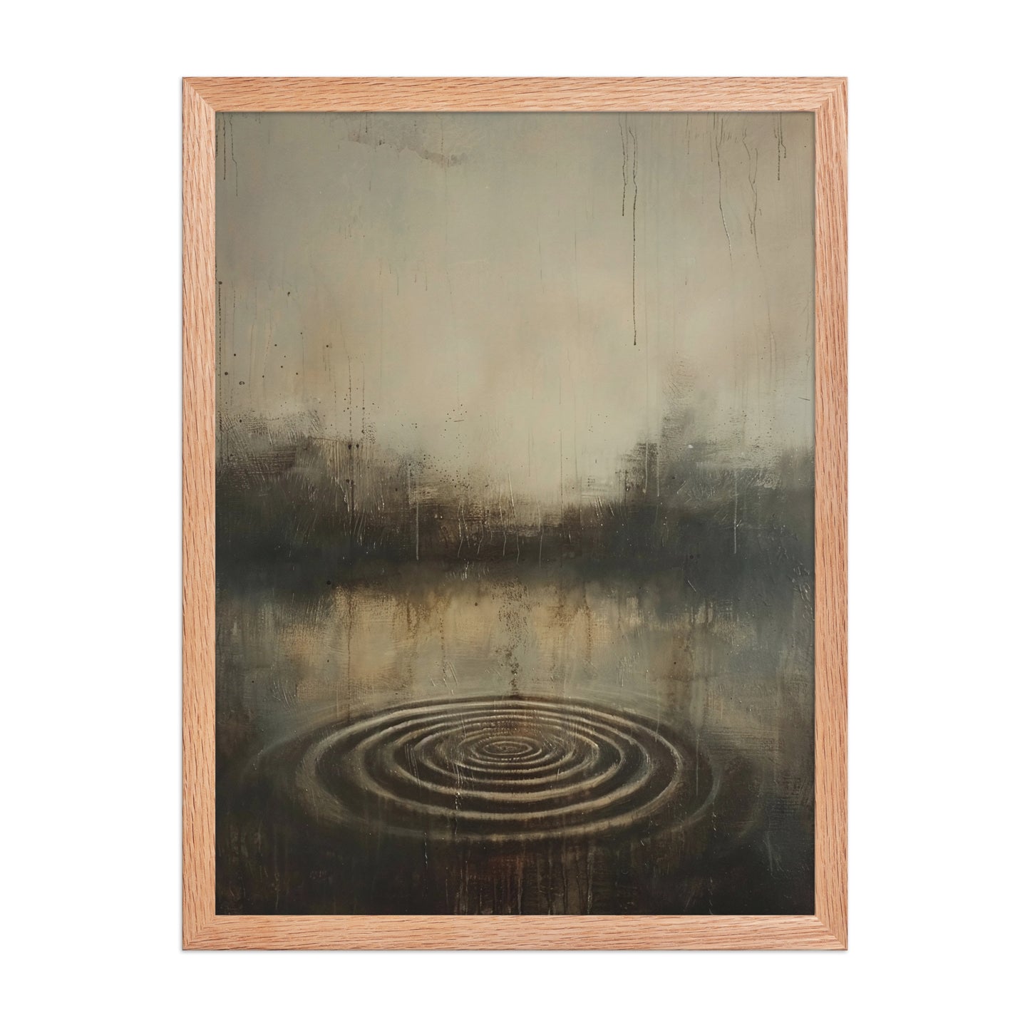 Japandi ripples canvas