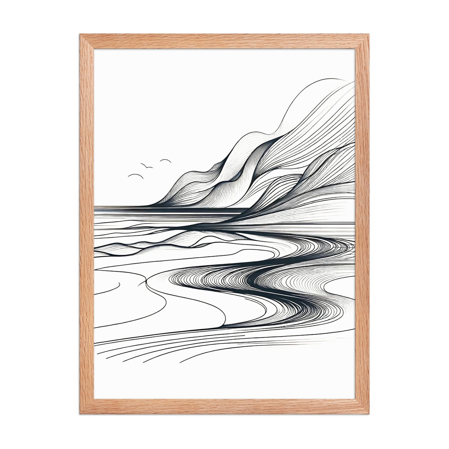 Landscape Lines Canvas Wall Art 