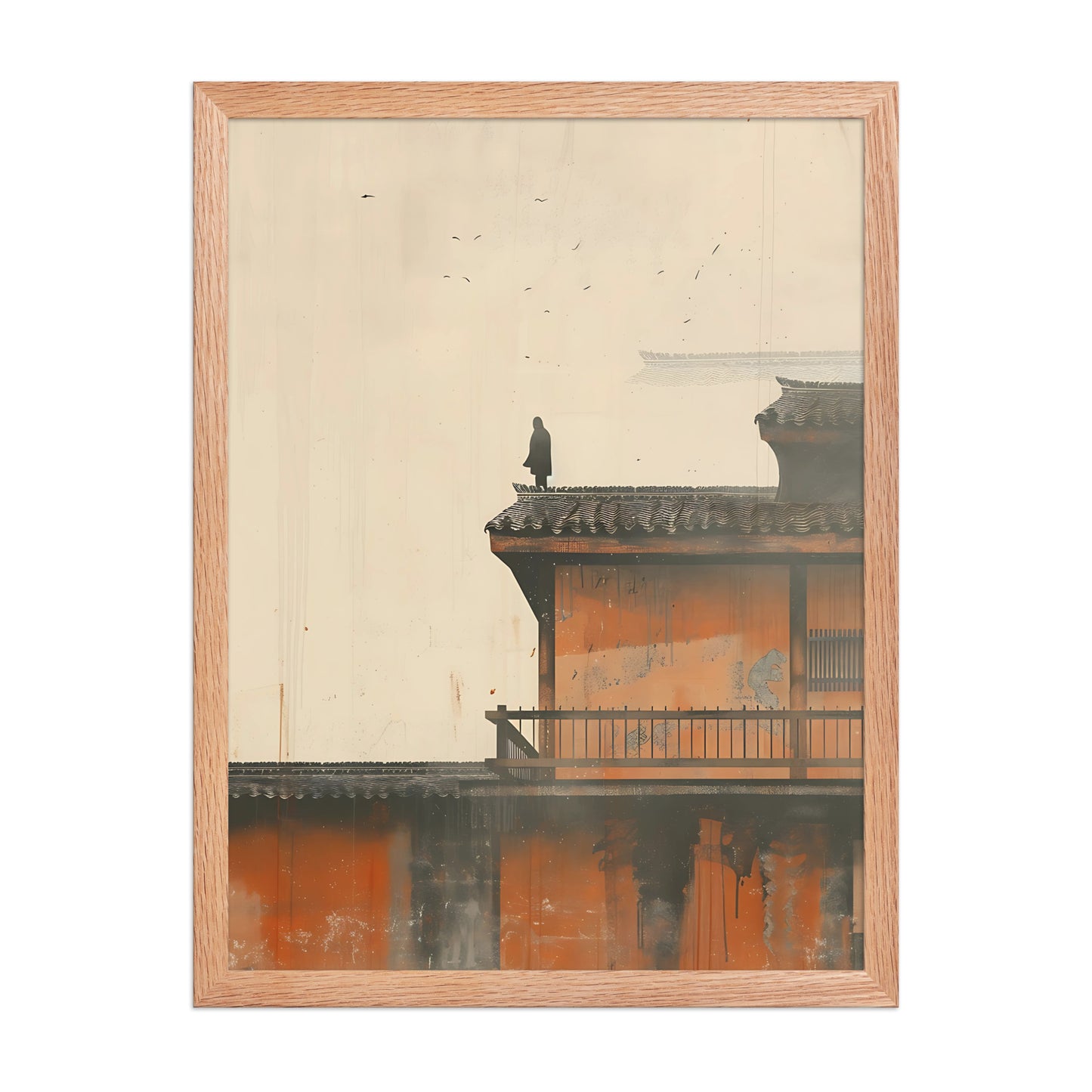 Orange walls canvas
