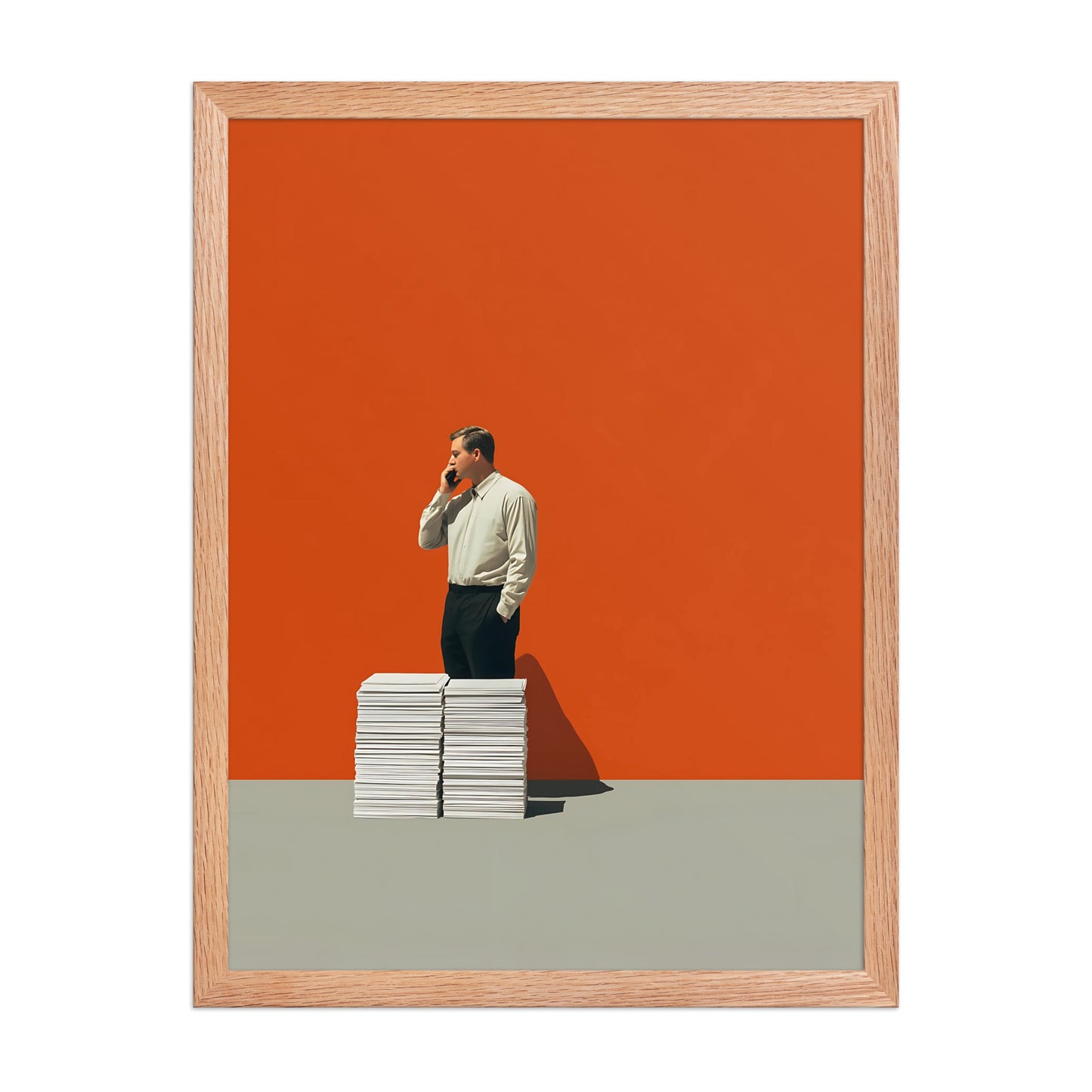 Orange Background Canvas