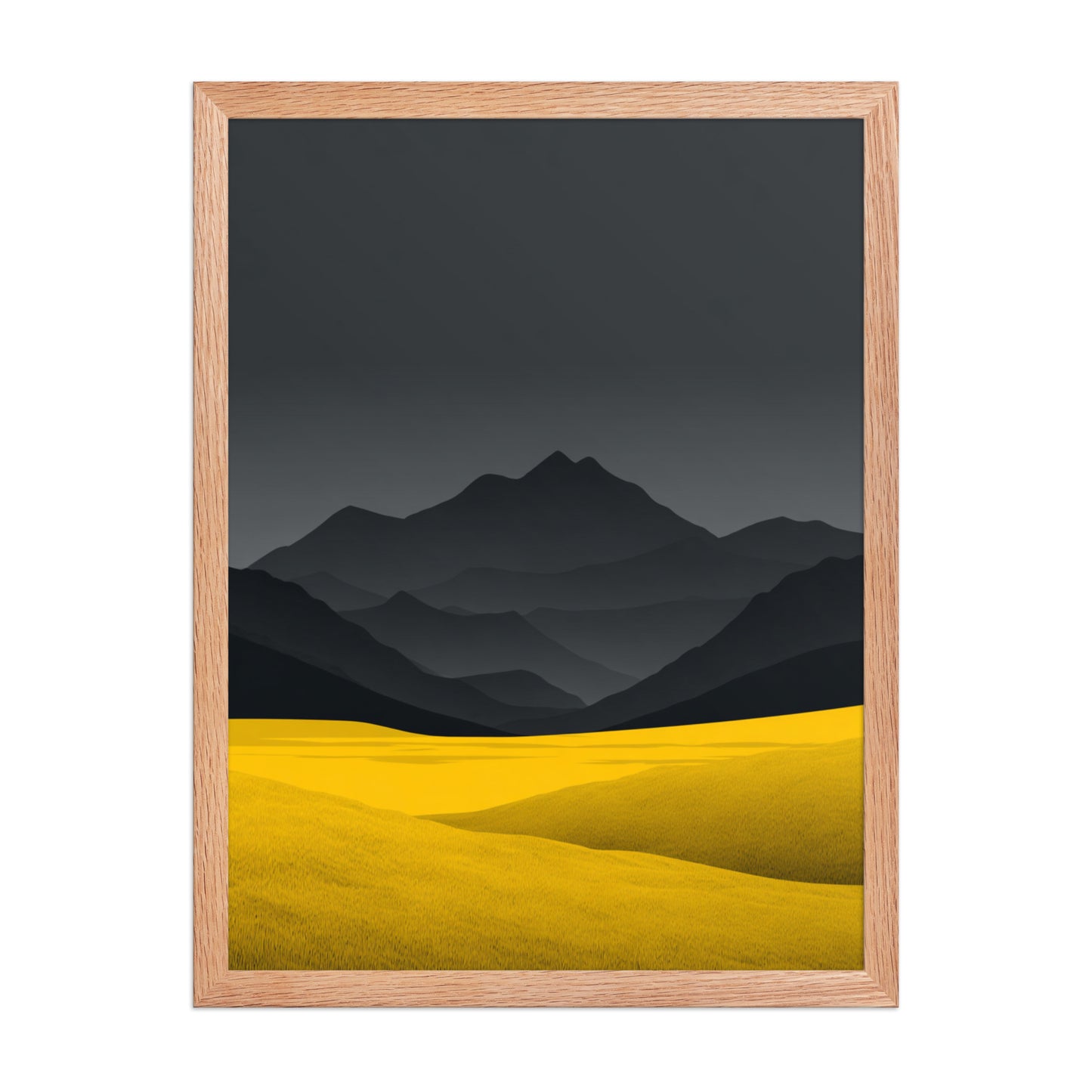 Yellow Fields Canvas Wall Art