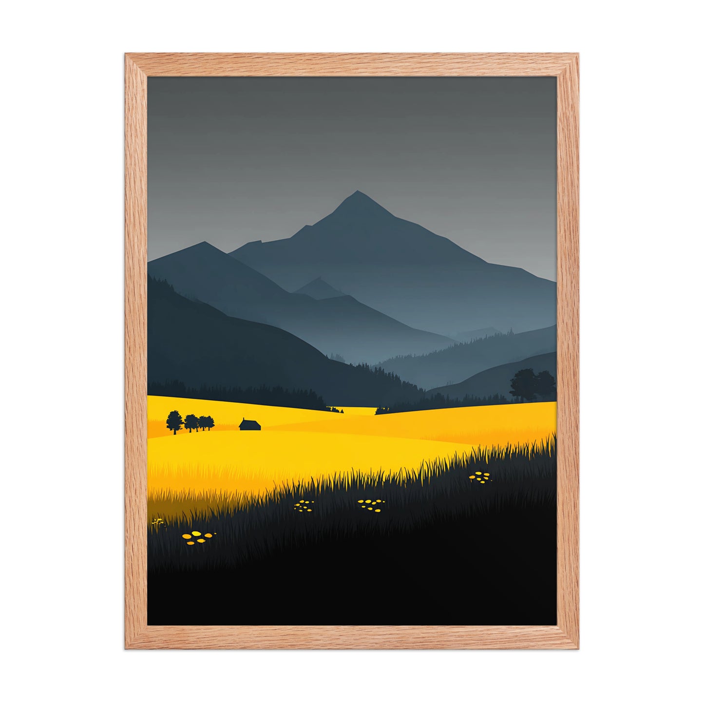 Yellow Pop Canvas Wall Art