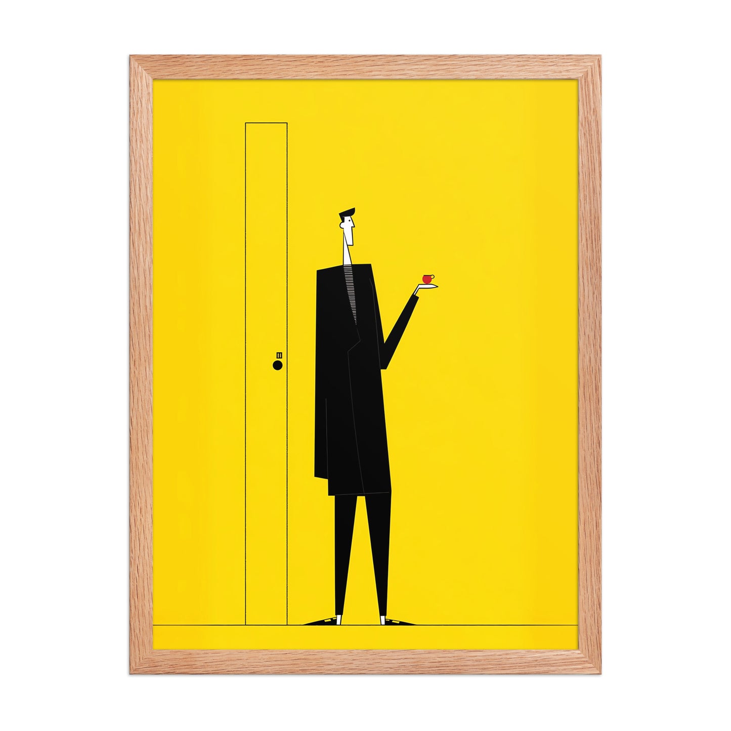 Yellow Door Canvas Wall Art
