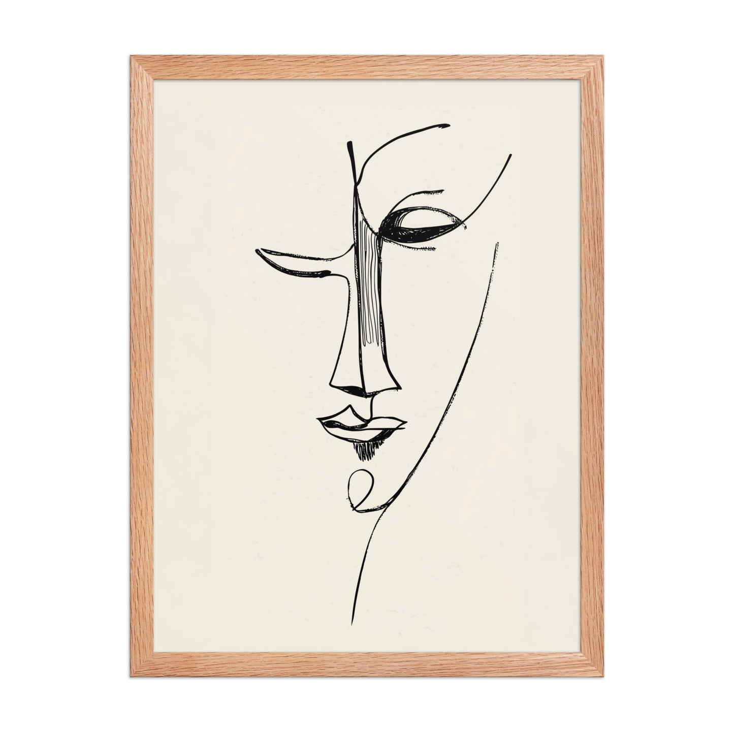 Abstract Face Canvas Wall Art