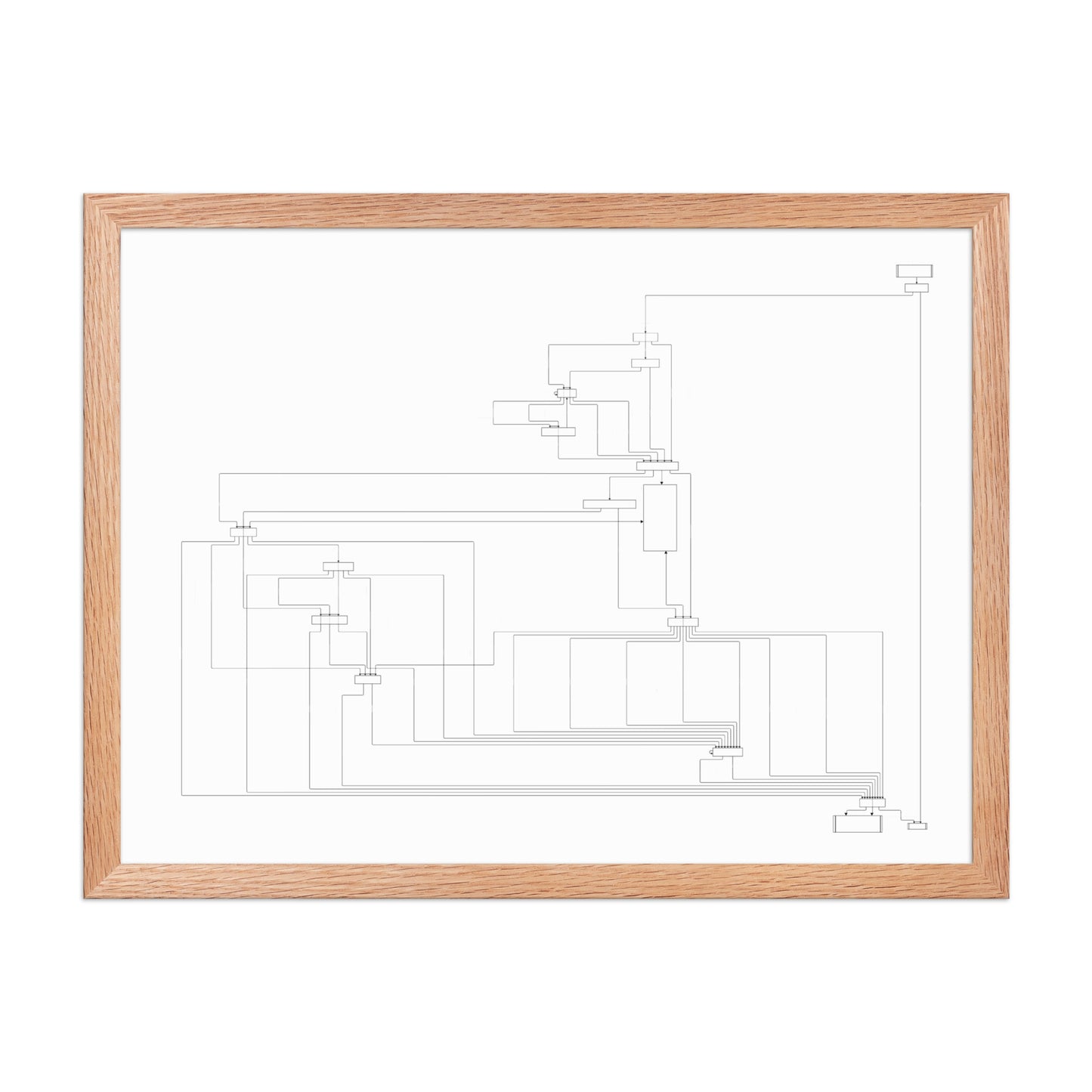 User Flow Abstract Canvas Wall Art 