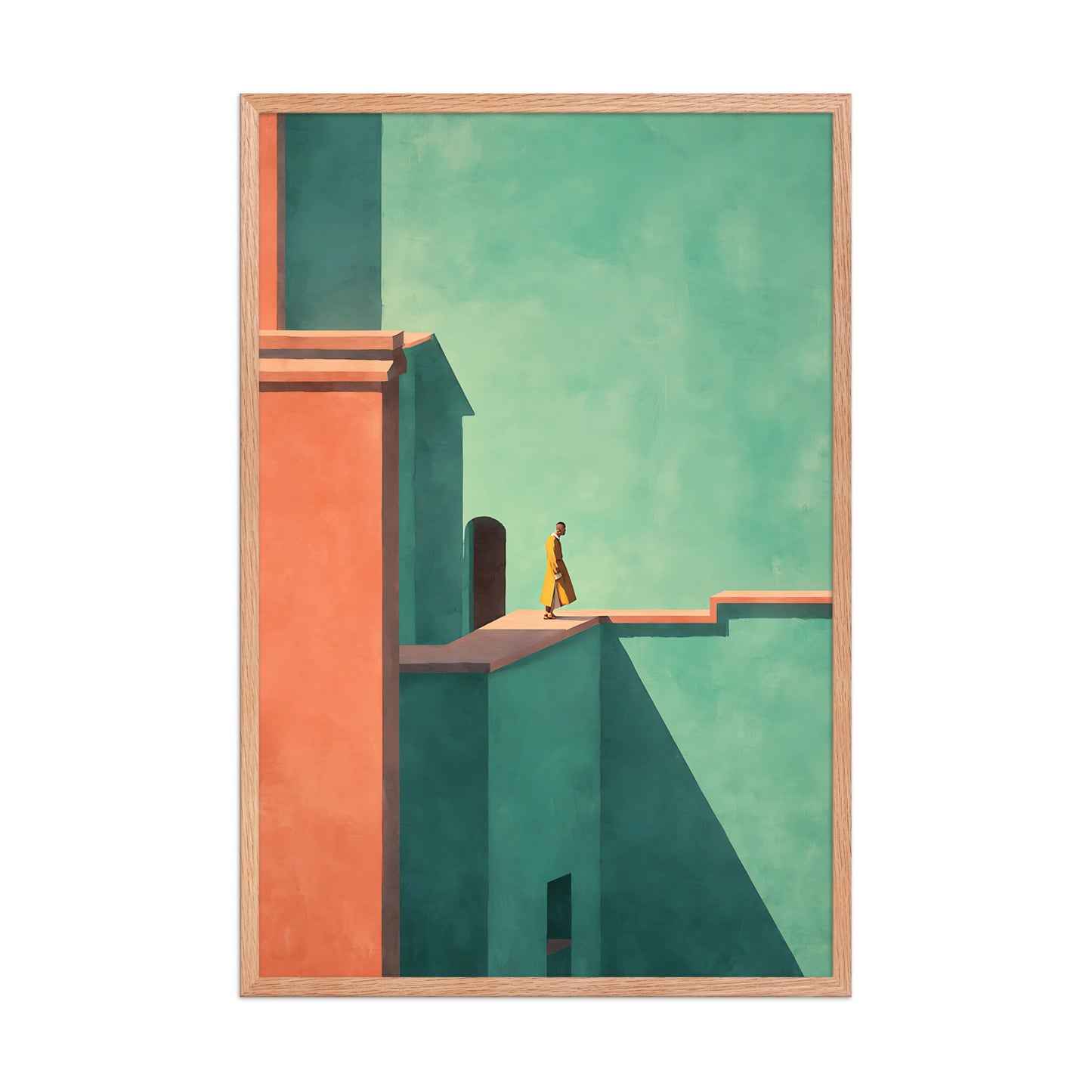 Abstract architecture canvas