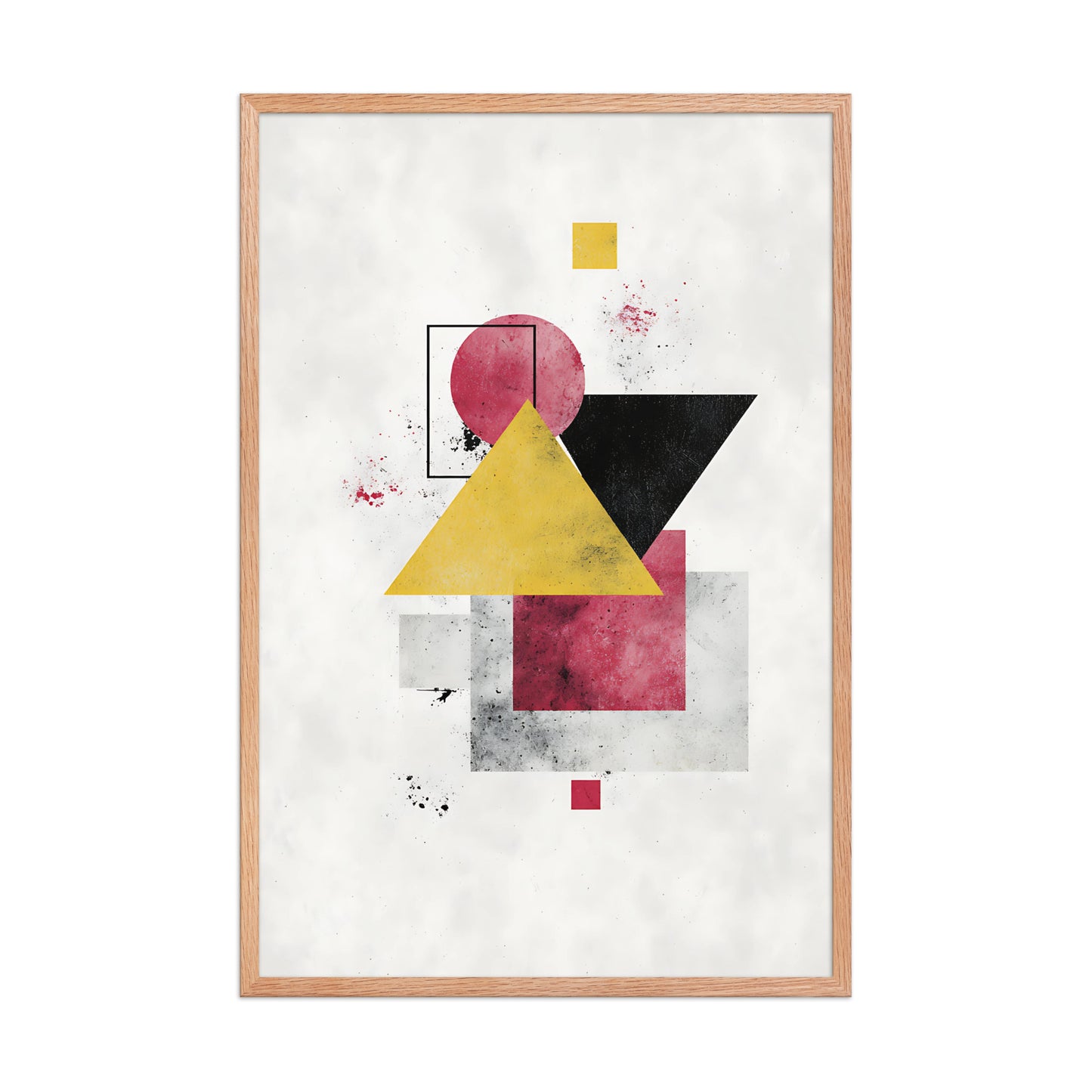 Colourful abstract canvas