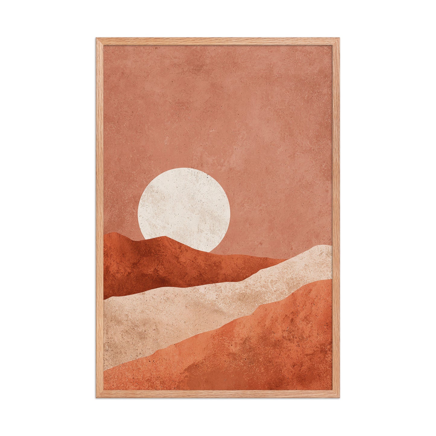 Minimal sun canvas
