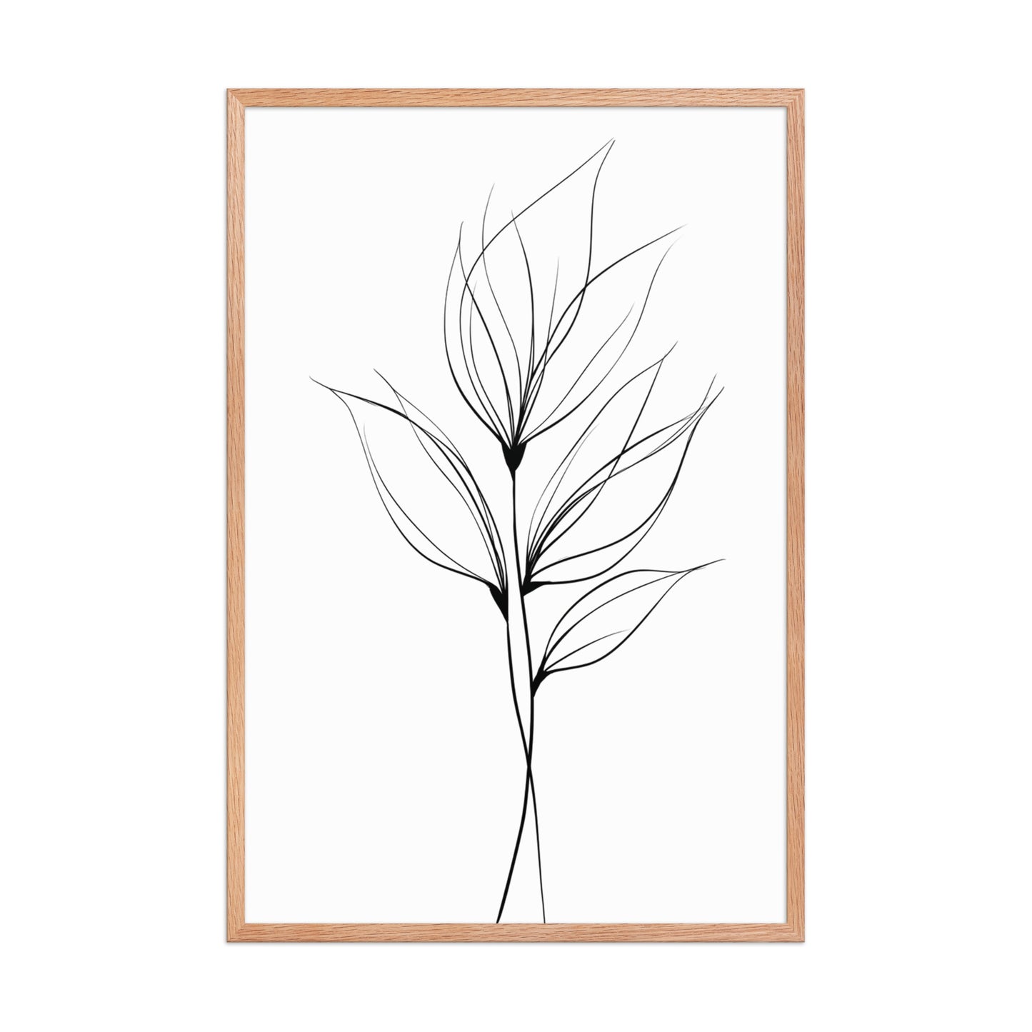 Line Art Leaf