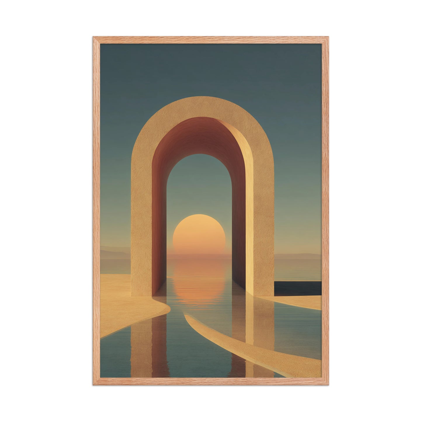 Abstract Sunset Arch