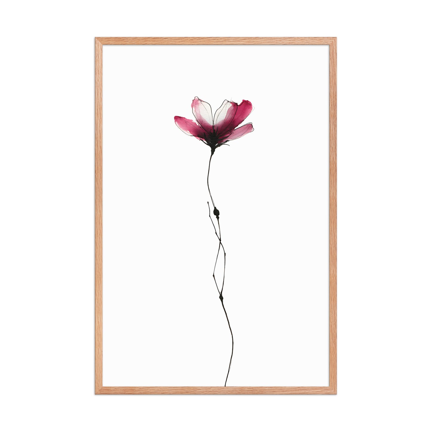 Pink petals canvas
