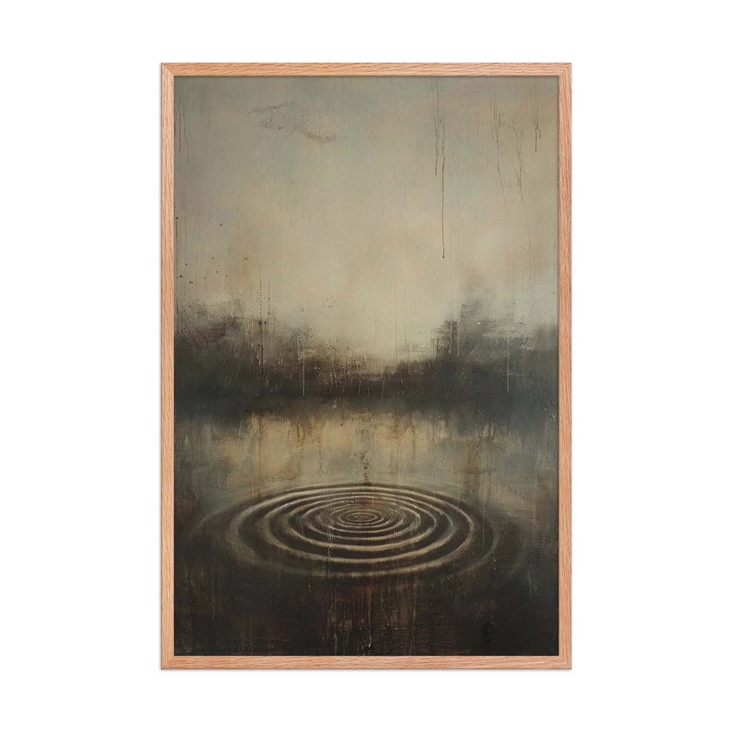Japandi ripples canvas