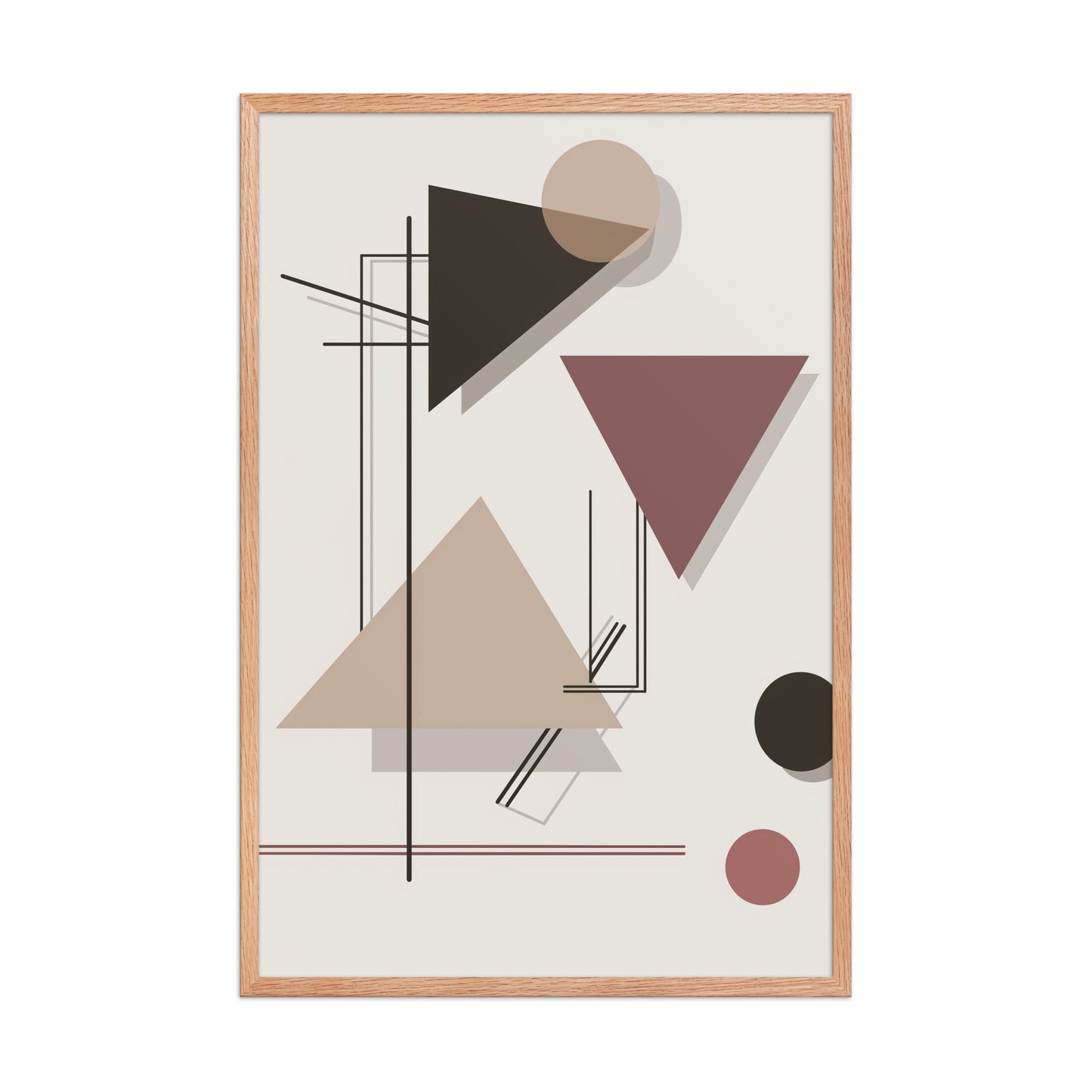 Shape and shadow canvas