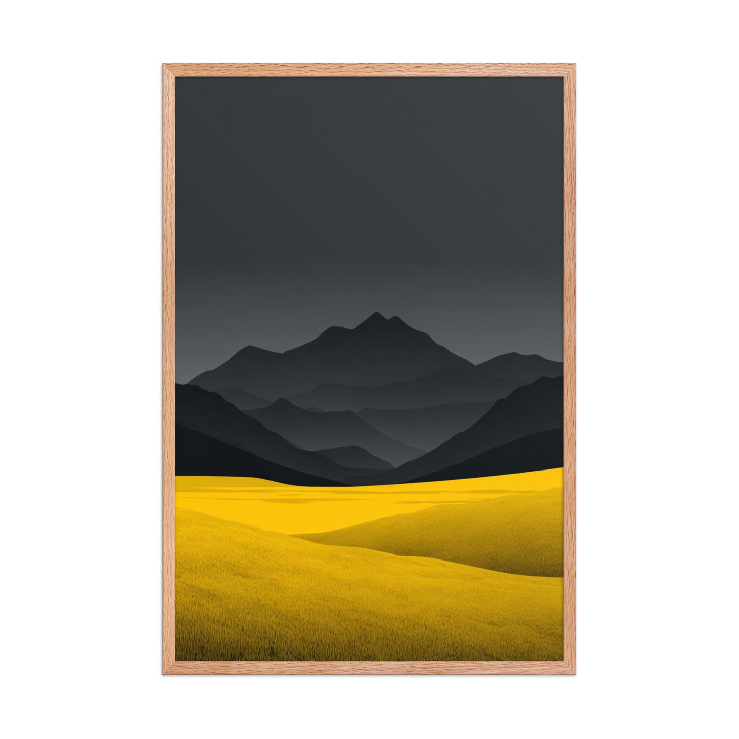 Yellow Fields Canvas Wall Art