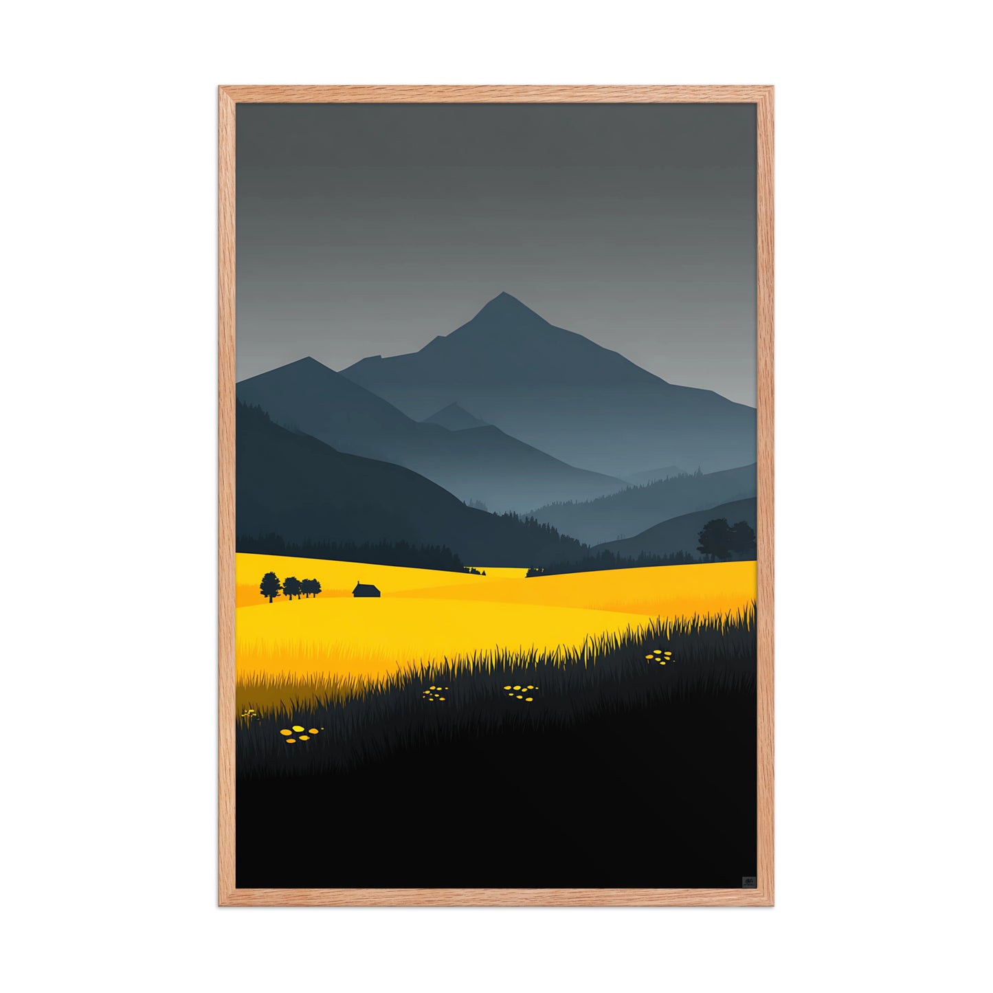 Yellow Pop Canvas Wall Art