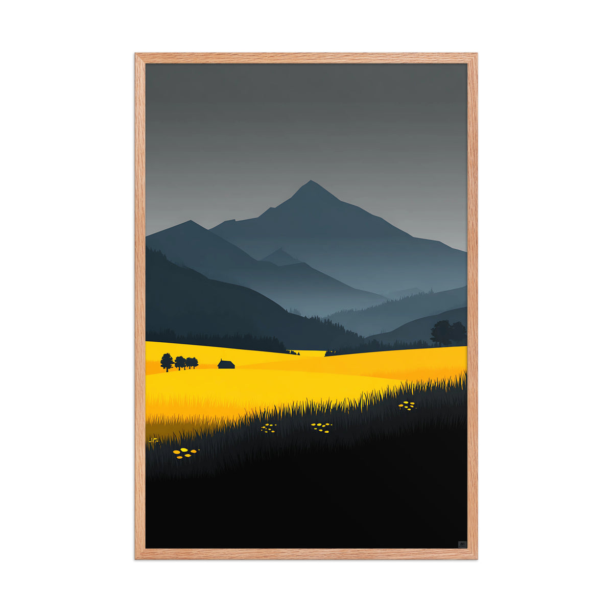 Yellow Pop Canvas Wall Art