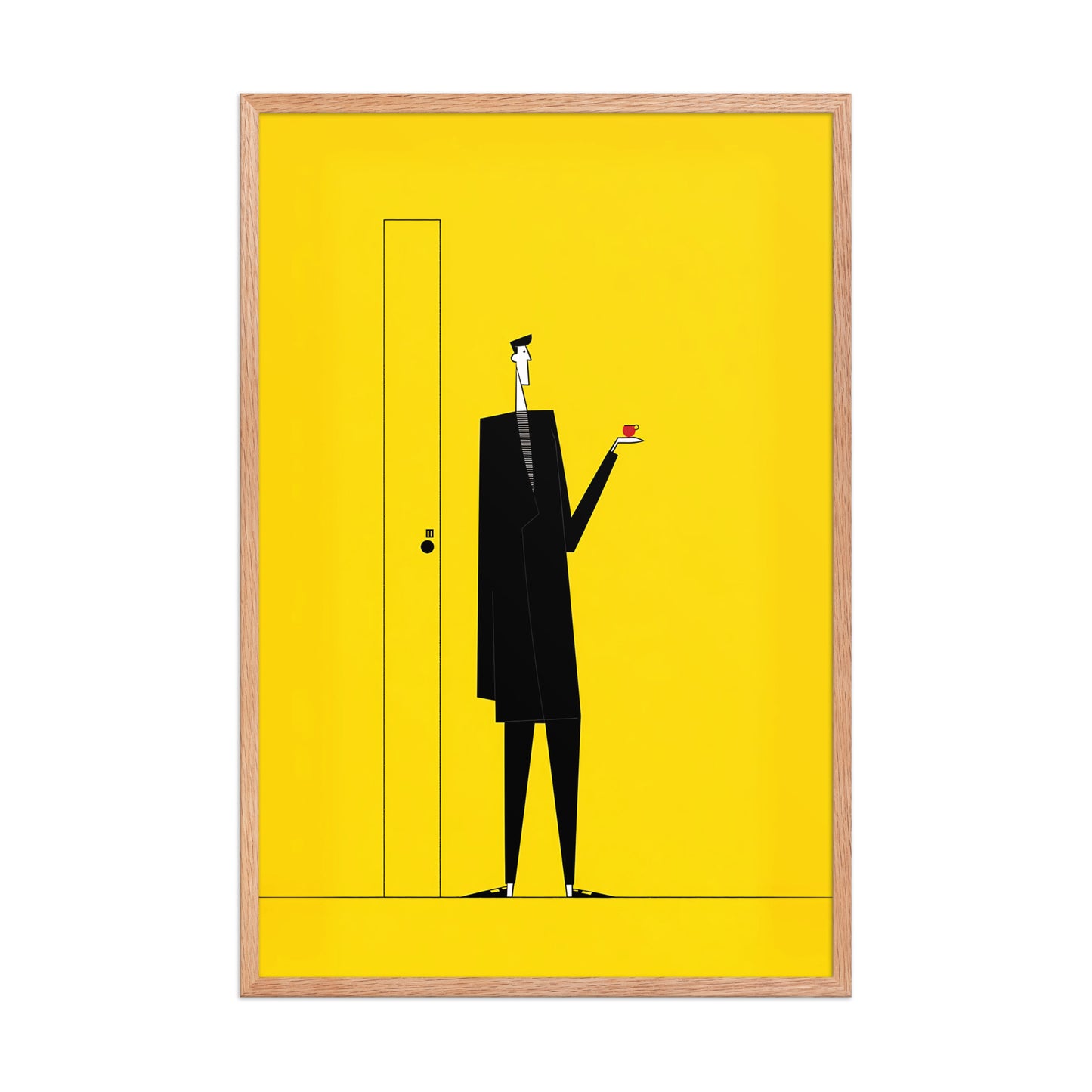 Yellow Door Canvas Wall Art