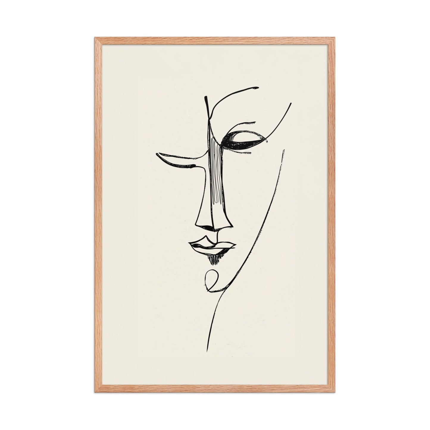 Abstract Face Canvas Wall Art