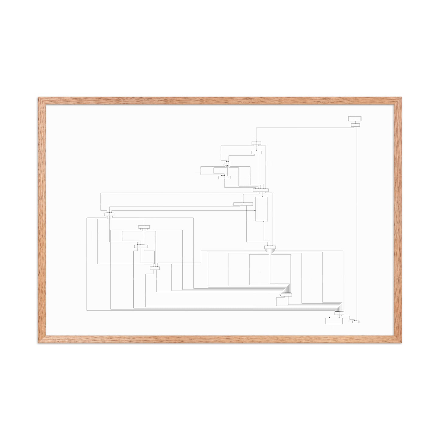 User Flow Abstract Canvas Wall Art 