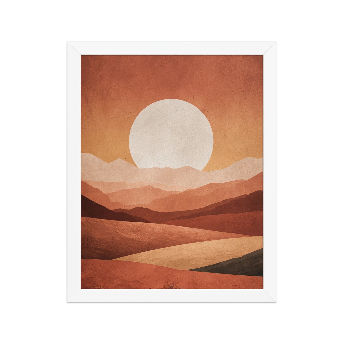 Minimal landscape canvas