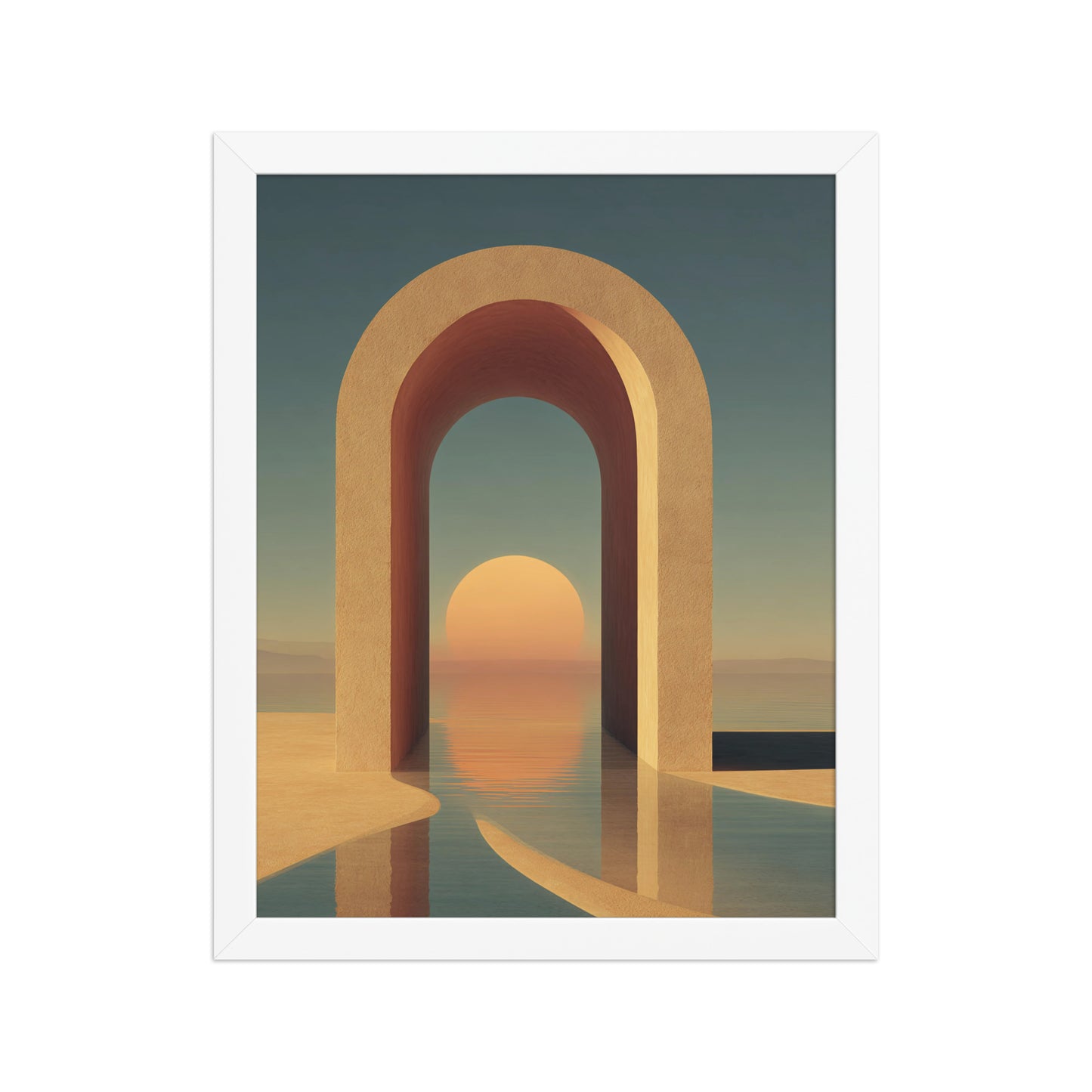 Abstract Sunset Arch