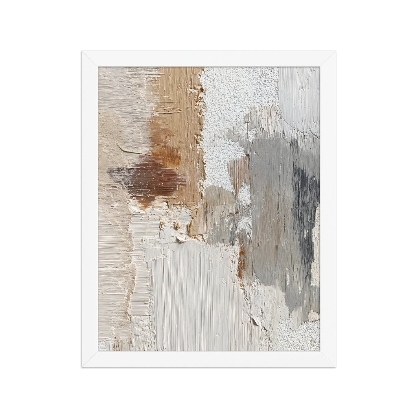 Textured abstract canvas
