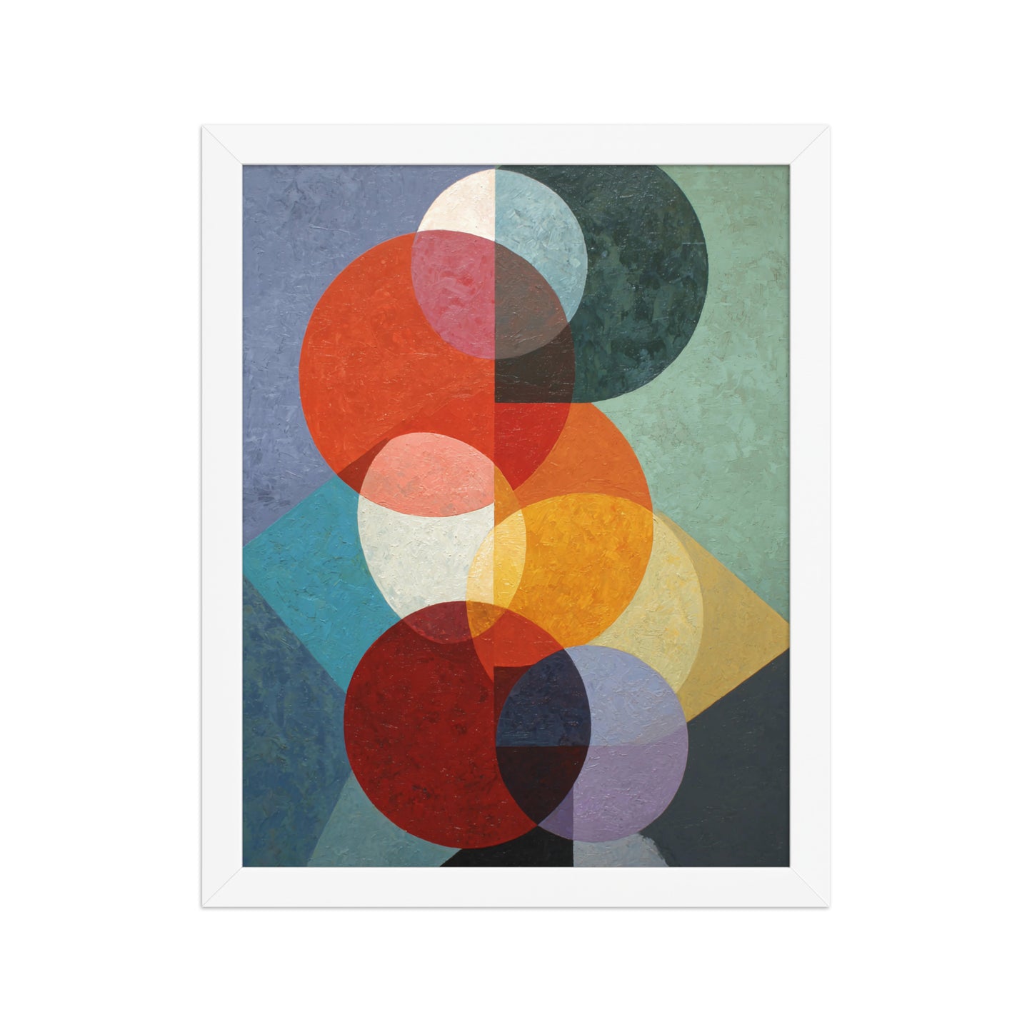 Abstract shapes canvas