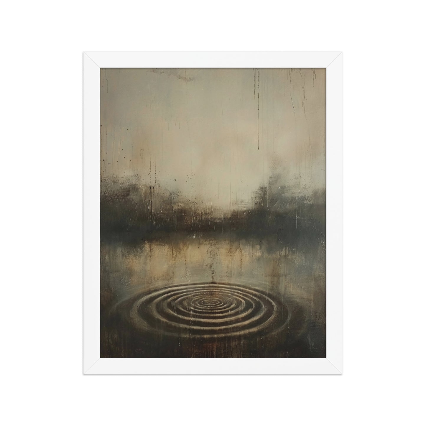 Japandi ripples canvas