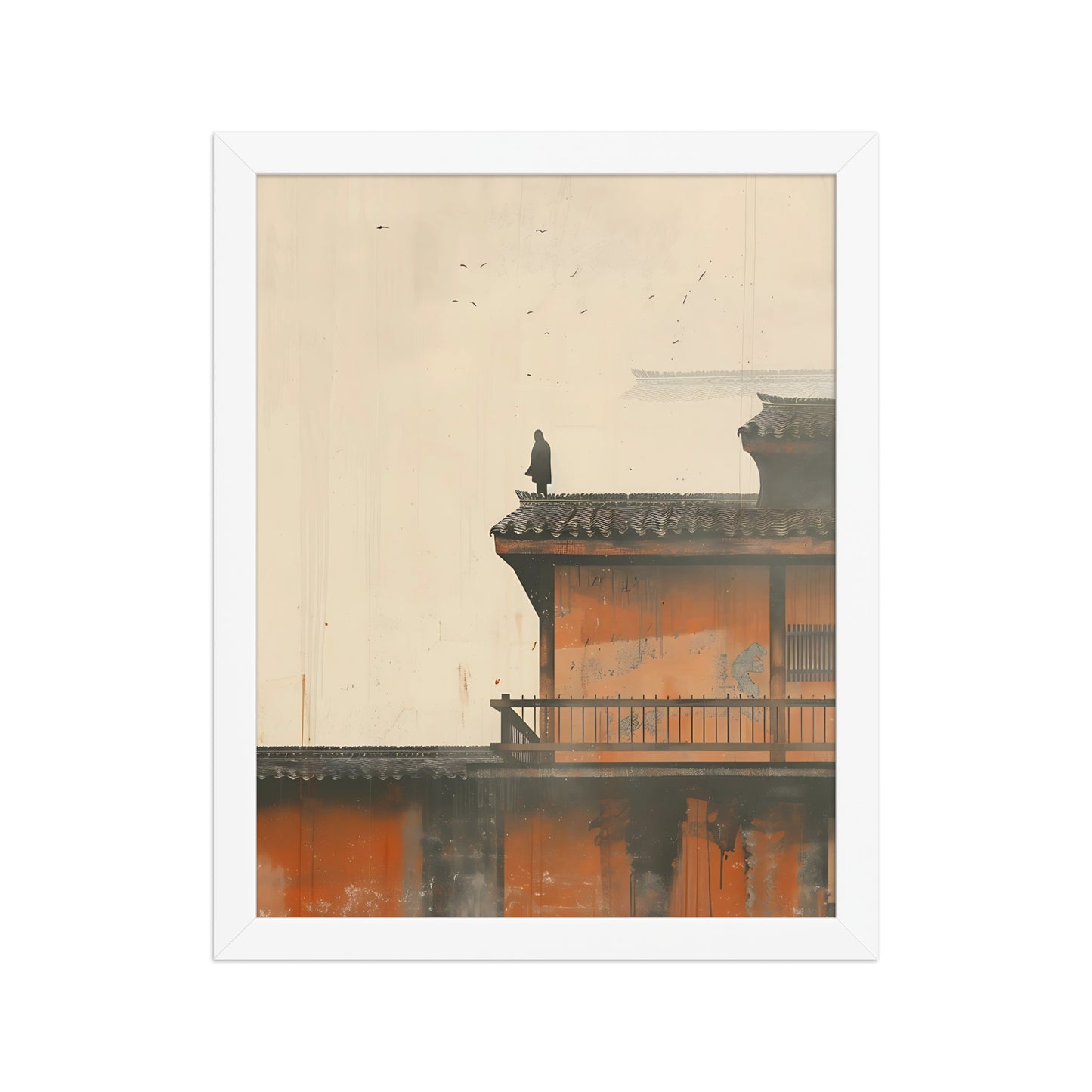 Orange walls canvas
