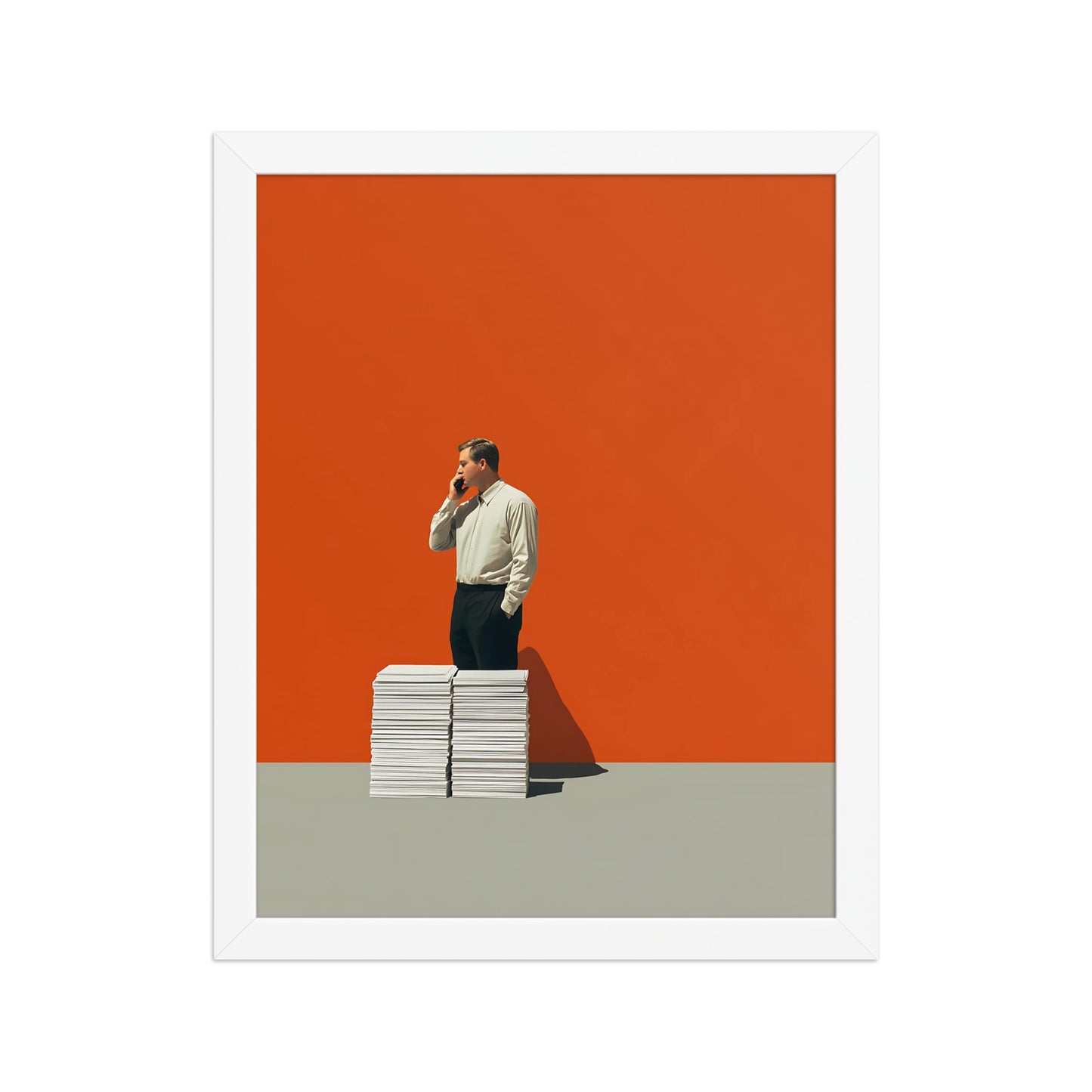Orange Background Canvas
