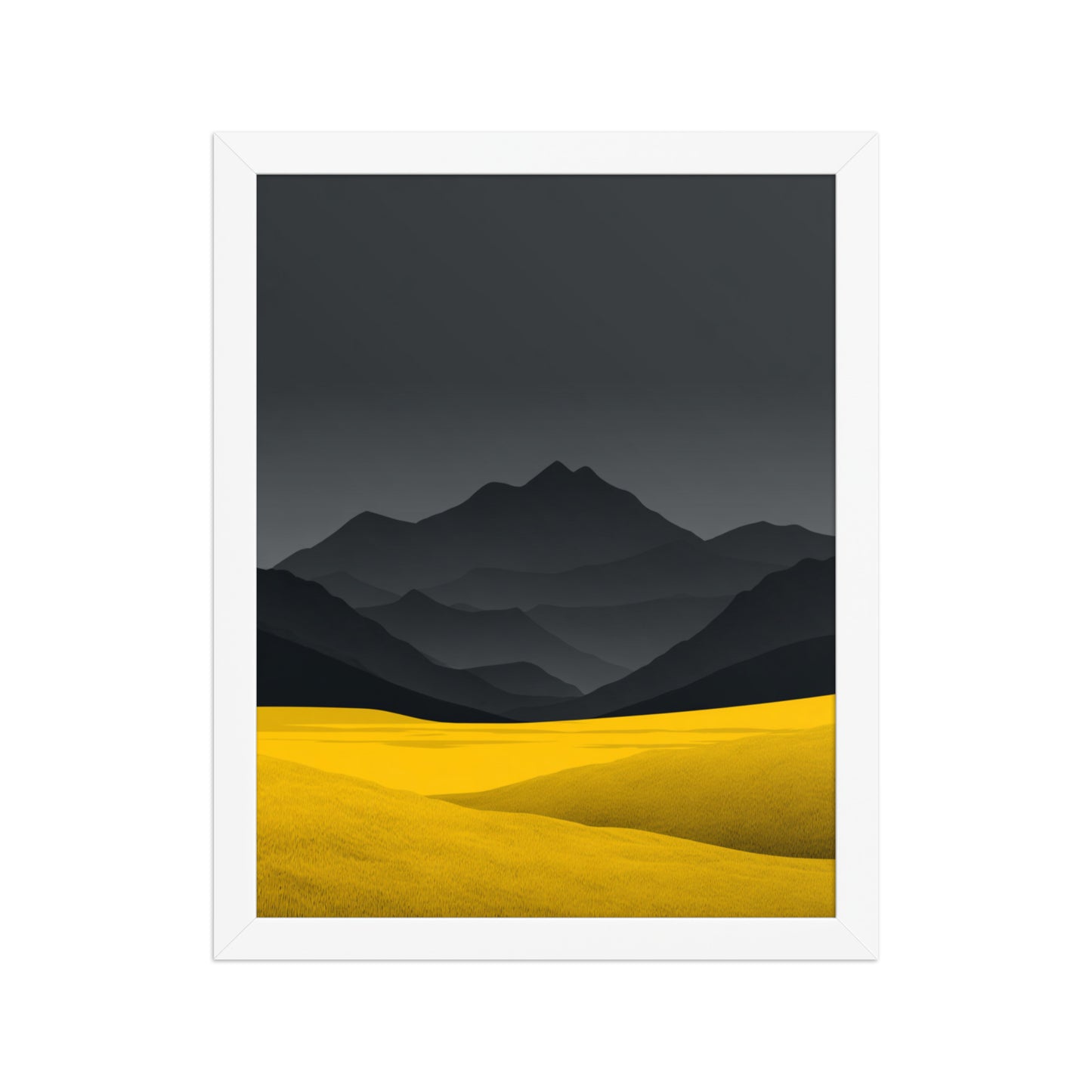 Yellow Fields Canvas Wall Art