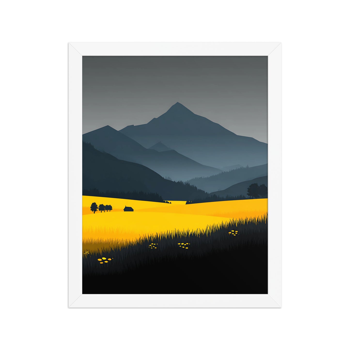 Yellow Pop Canvas Wall Art