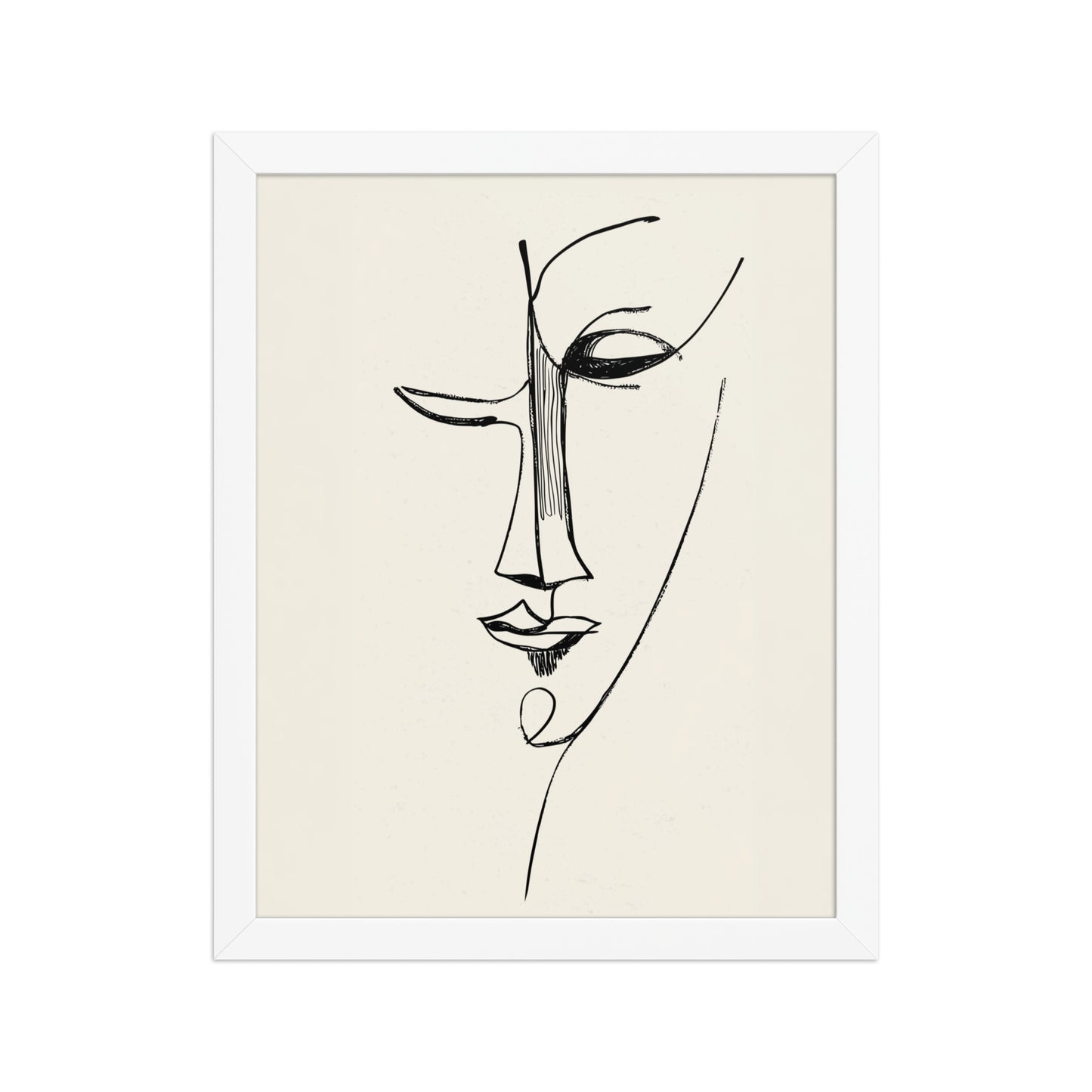 Abstract Face Canvas Wall Art
