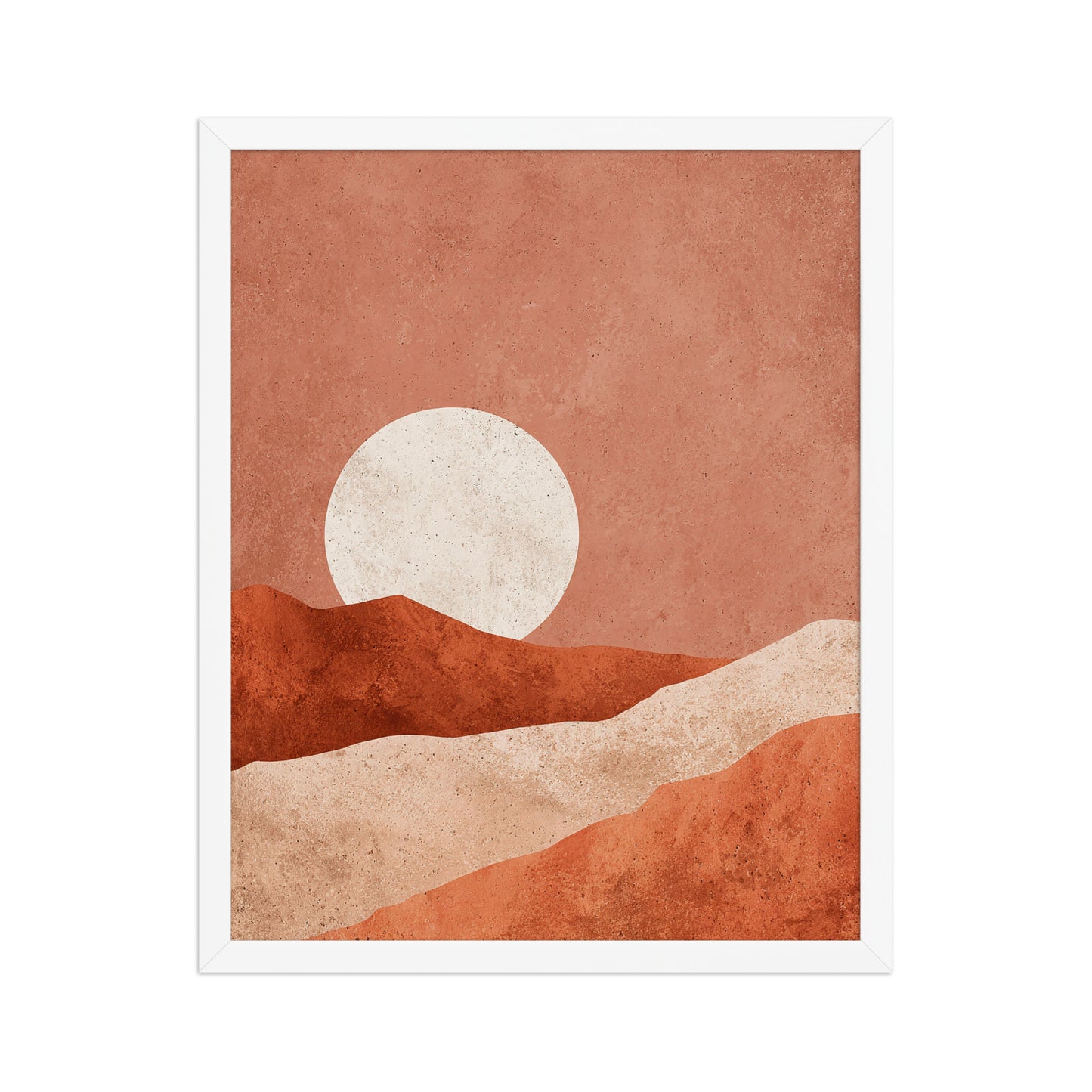 Minimal sun canvas