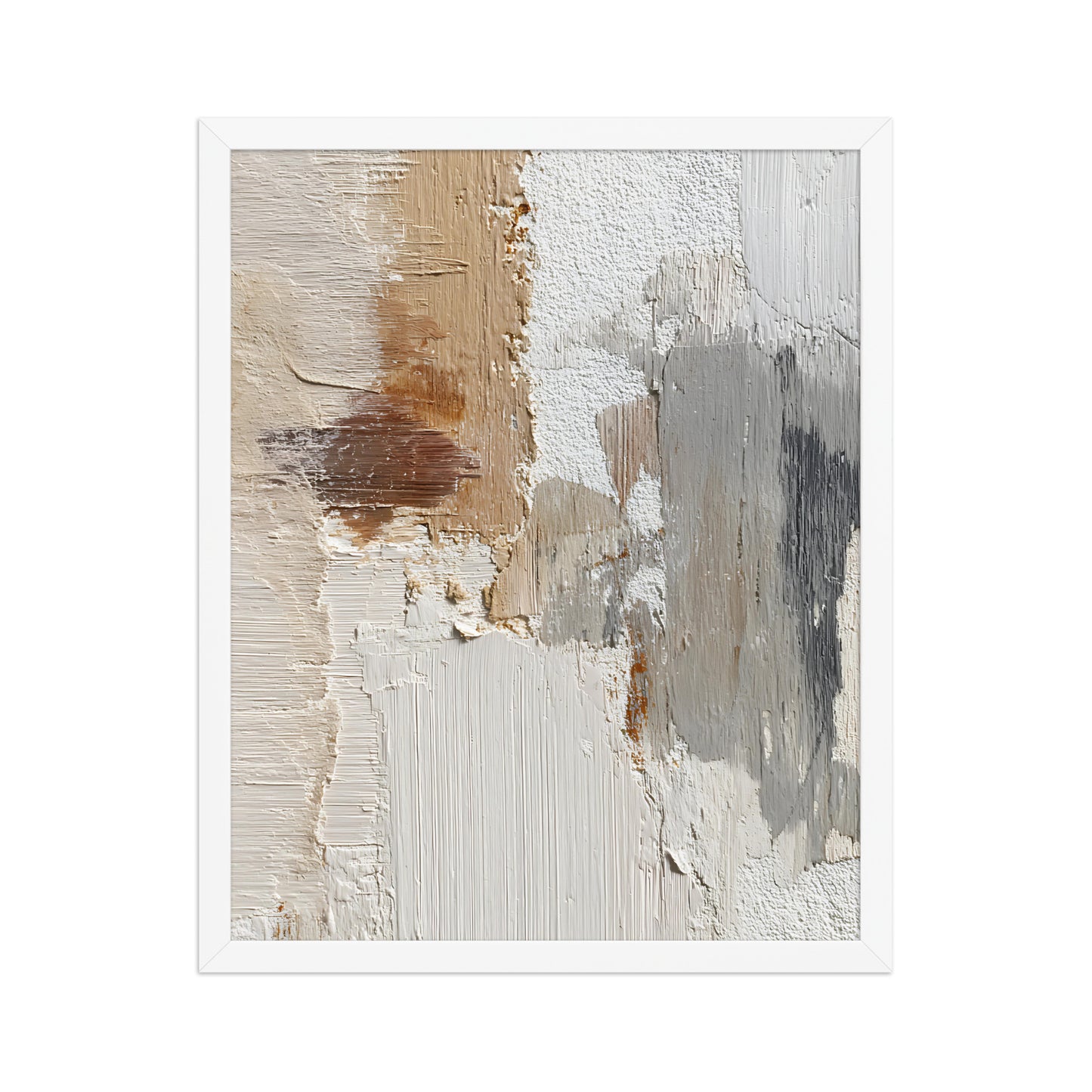 Textured abstract canvas
