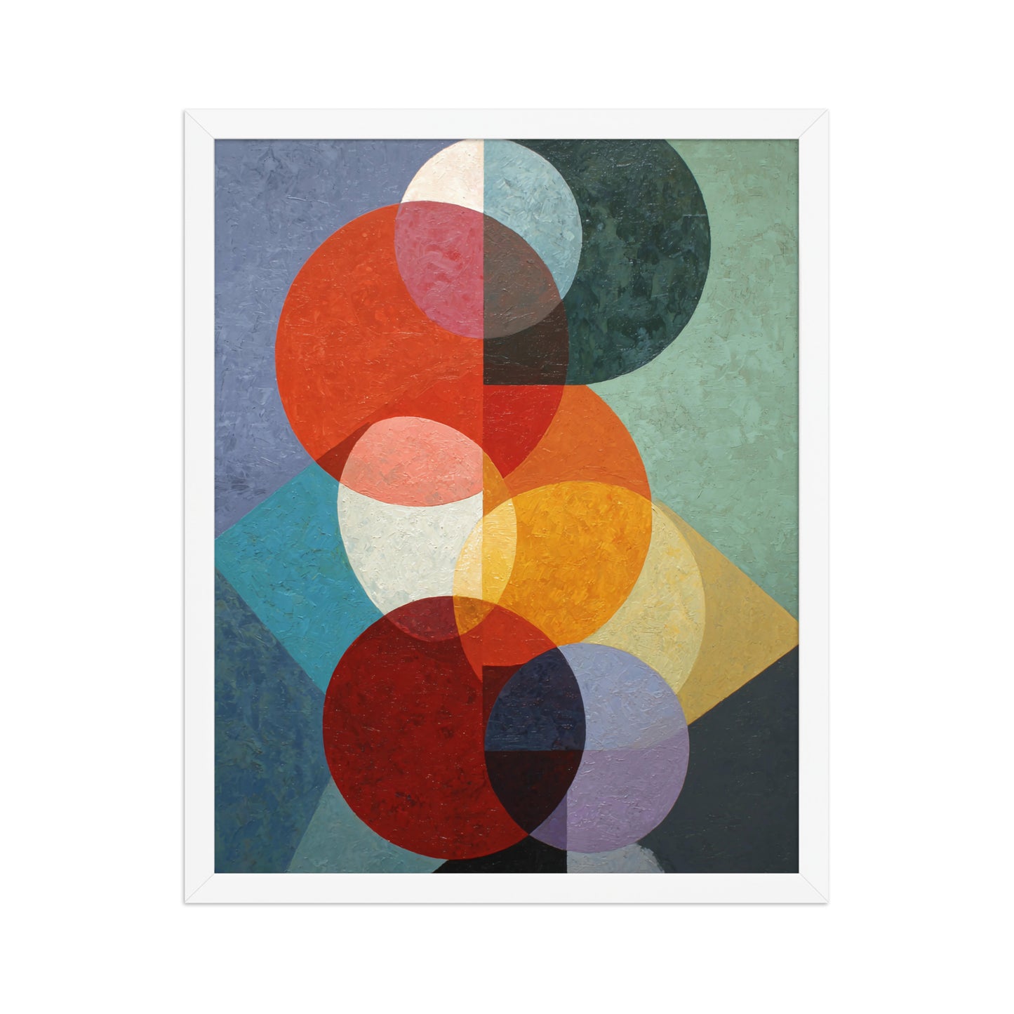 Abstract shapes canvas