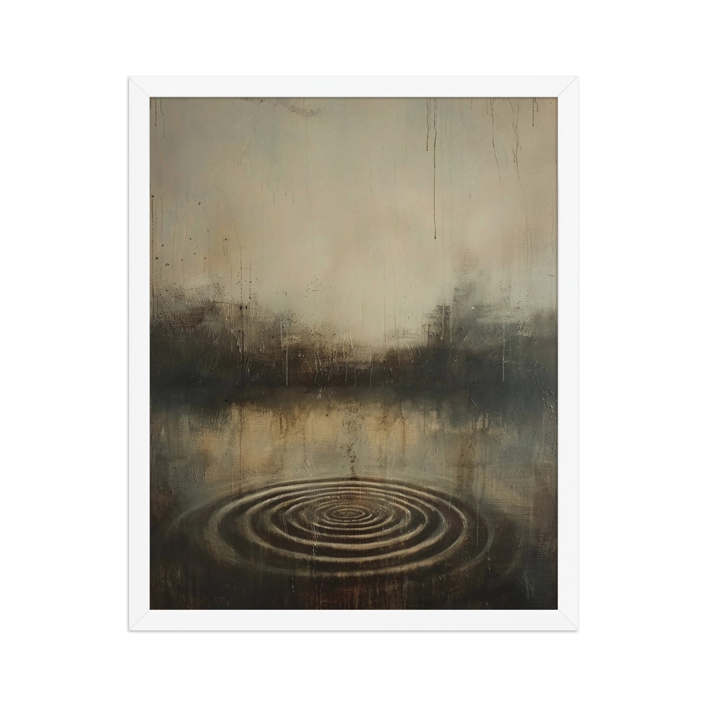 Japandi ripples canvas