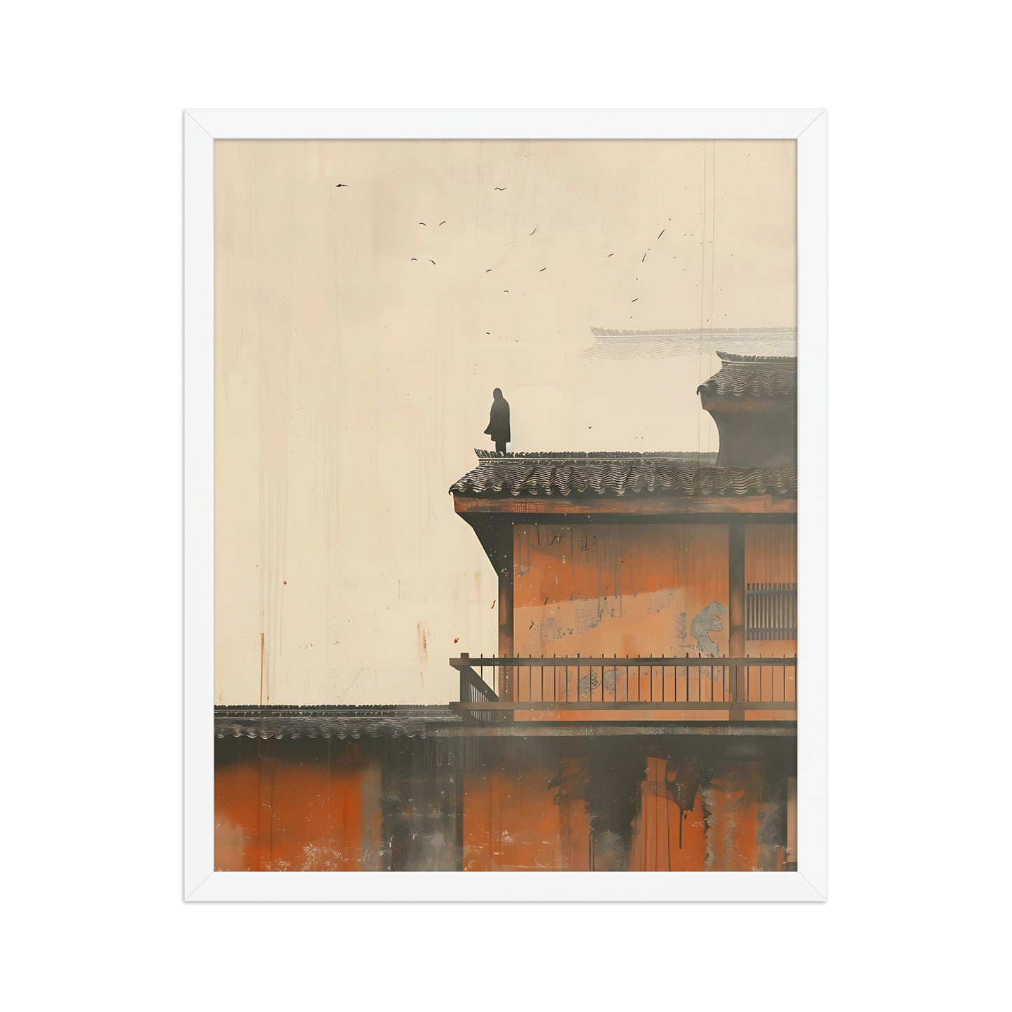 Orange walls canvas