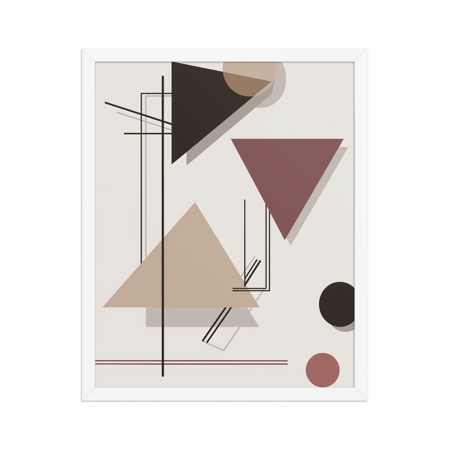 Shape and shadow canvas