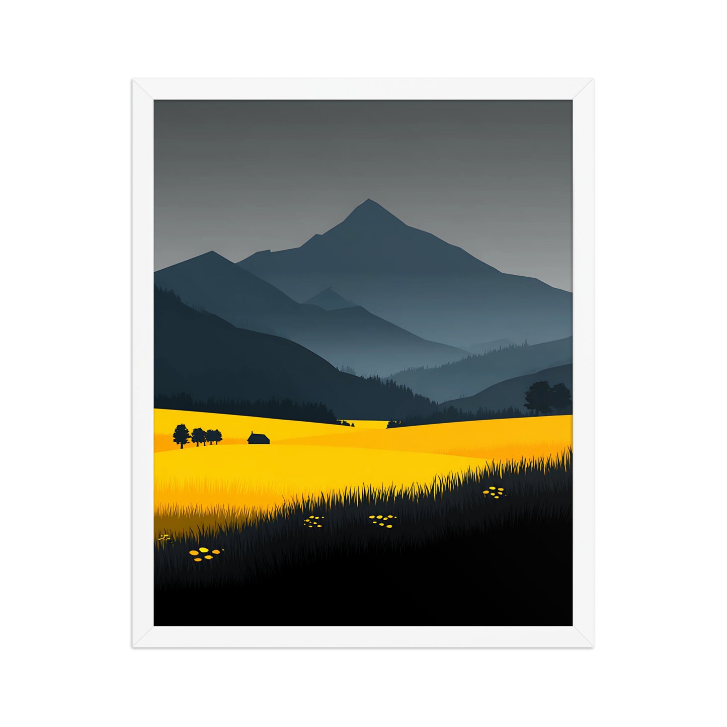 Yellow Pop Canvas Wall Art