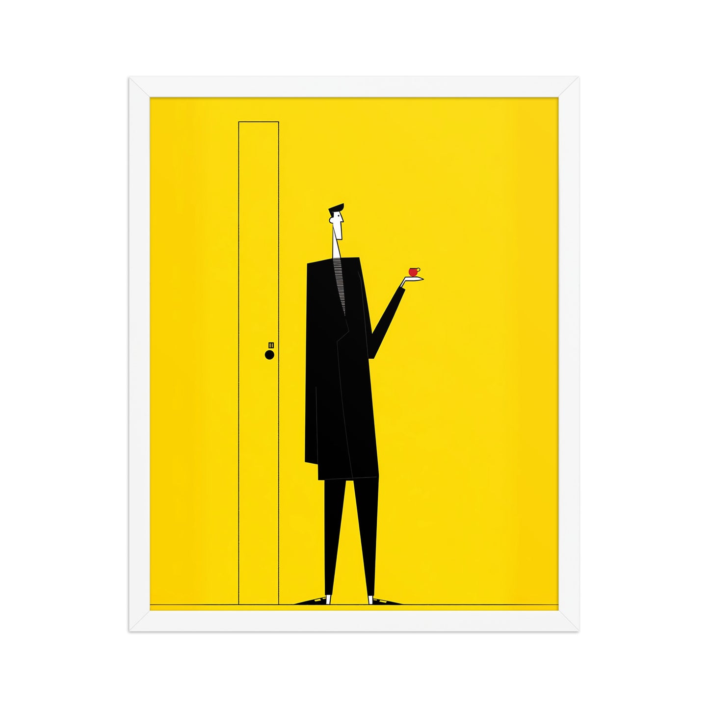 Yellow Door Canvas Wall Art