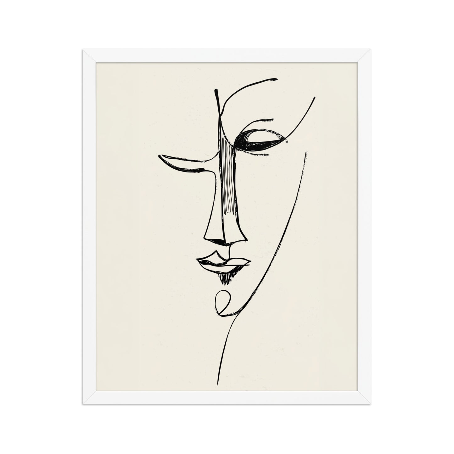 Abstract Face Canvas Wall Art