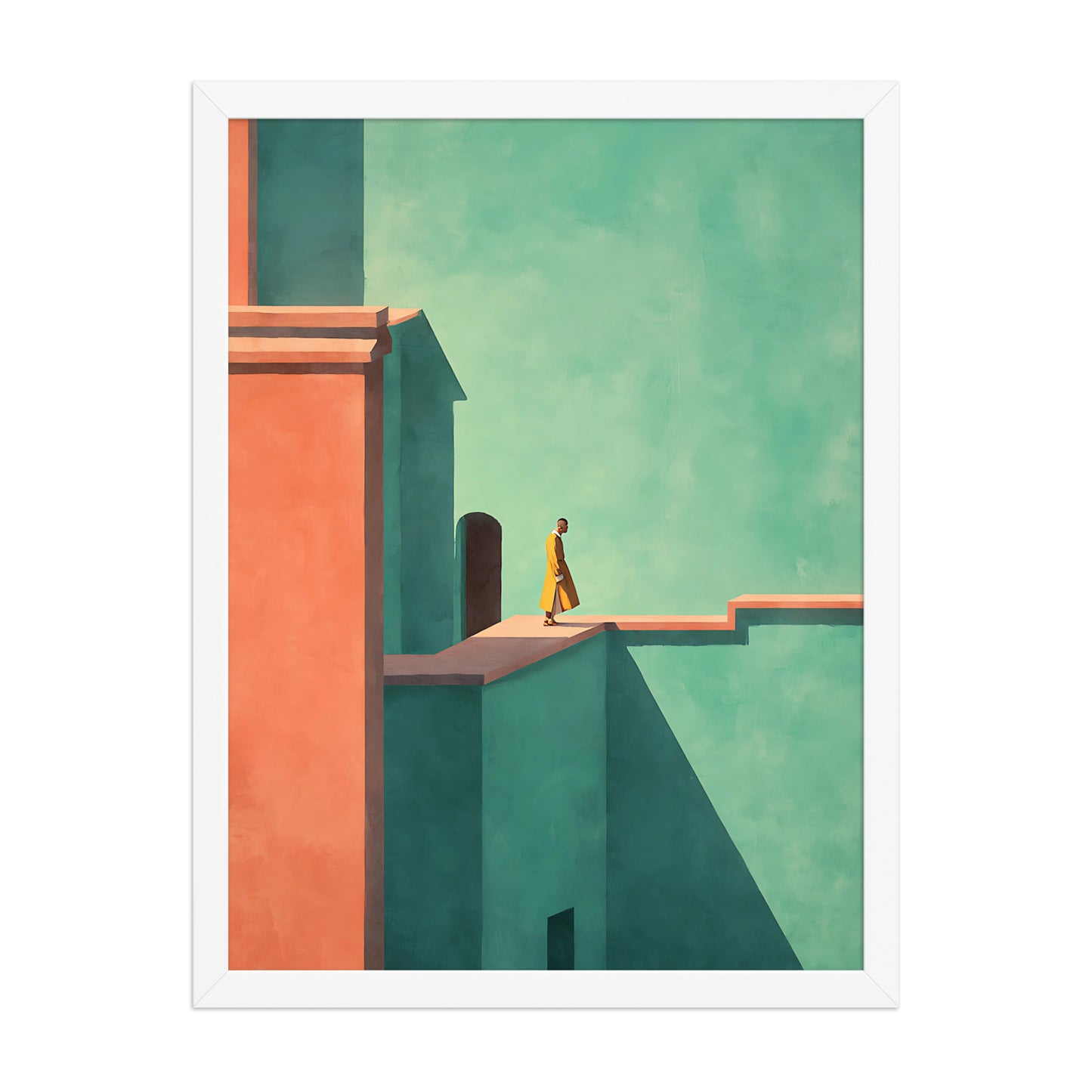 Abstract architecture canvas